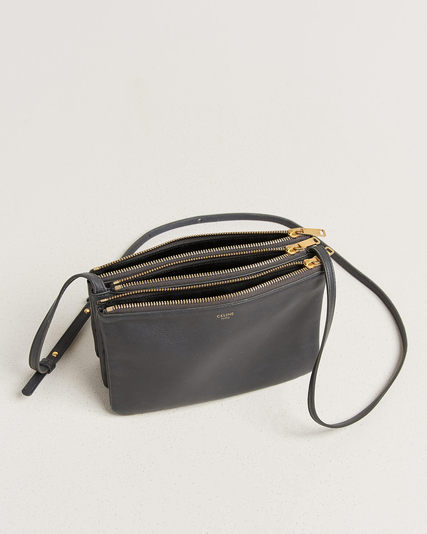 Herren | Pre-Owned & Vintage Bags | Celine Pre-Owned | Trio Bag Small Grey