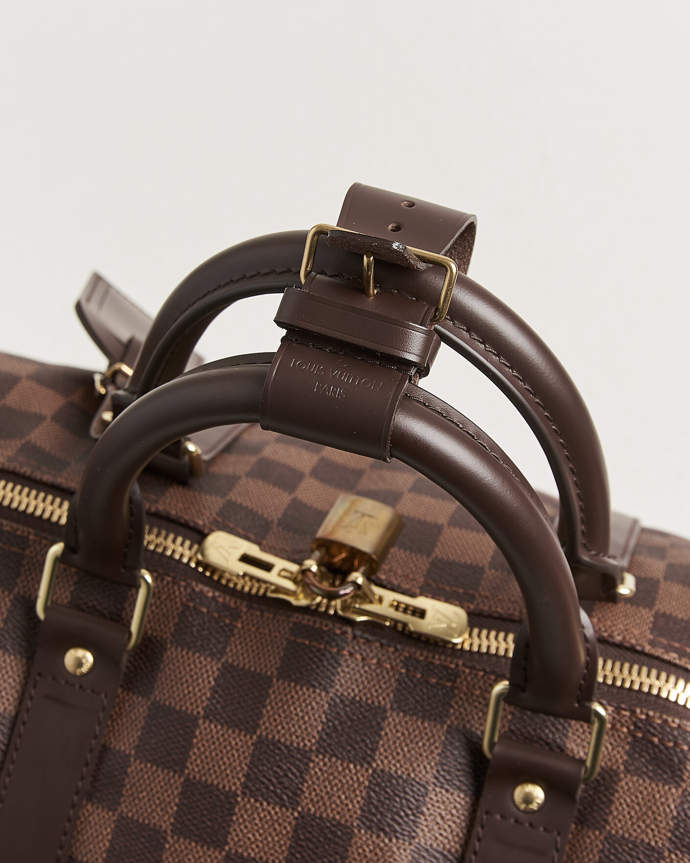 Herren | Pre-Owned & Vintage Bags | Louis Vuitton Pre-Owned | Keepall 50 Damier Ebene