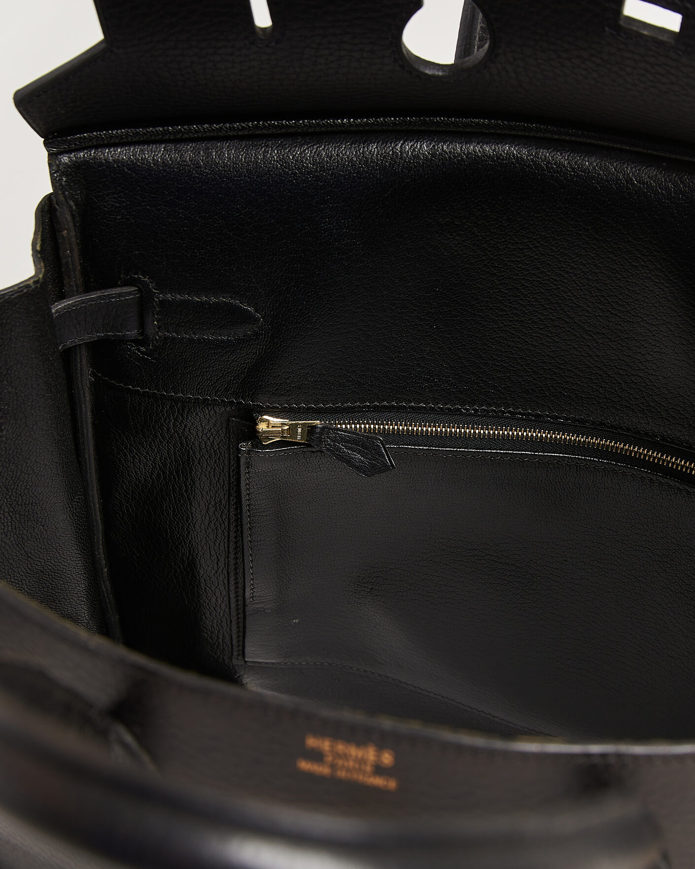 Herren | Pre-Owned & Vintage Bags | Hermès Pre-Owned | Birkin 35 Retourné Ardennes Leather Black