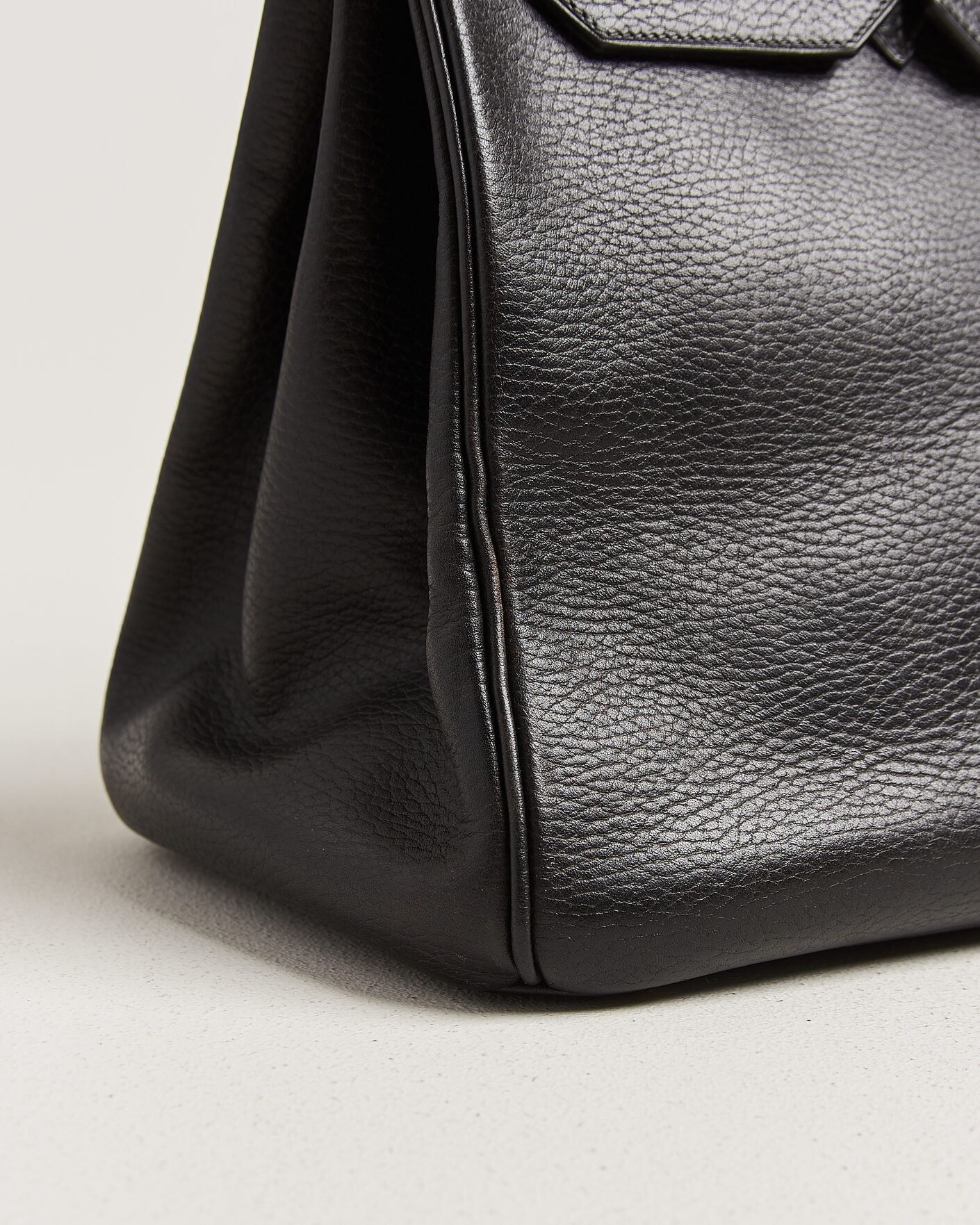 Herren | Pre-Owned & Vintage Bags | Hermès Pre-Owned | Birkin 35 Retourné Ardennes Leather Black