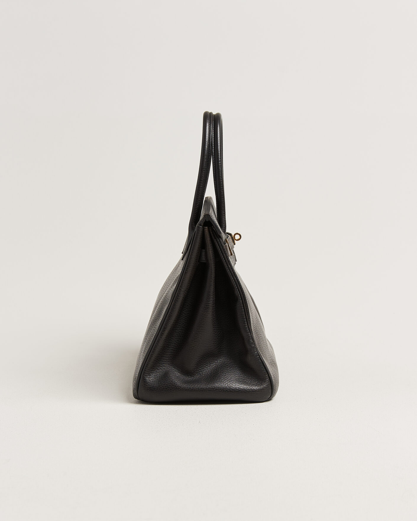 Herren | Pre-Owned & Vintage Bags | Hermès Pre-Owned | Birkin 35 Retourné Ardennes Leather Black