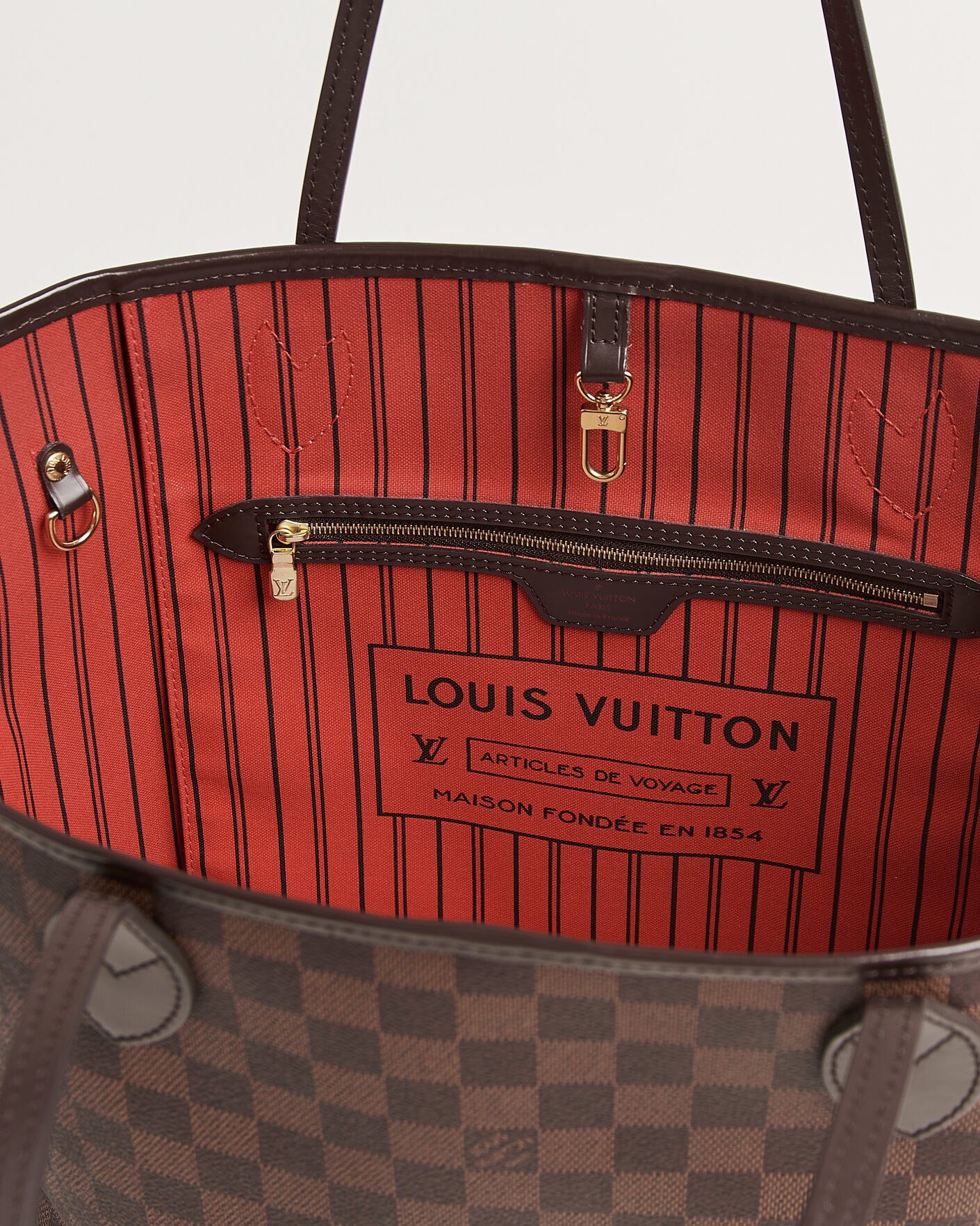 Herren | Pre-Owned & Vintage Bags | Louis Vuitton Pre-Owned | Neverfull MM Damier Ebene