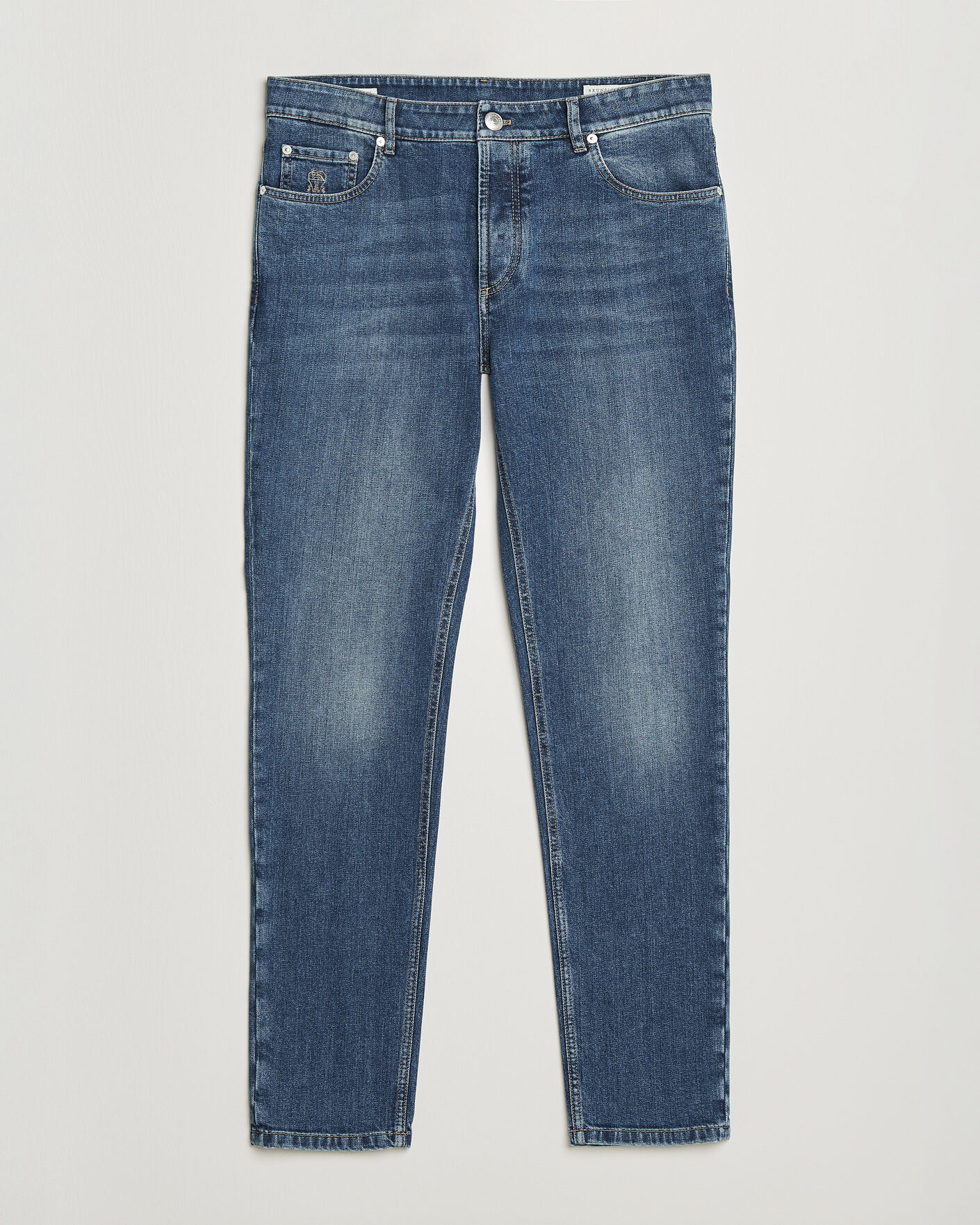 Herren | Hosen | Brunello Cucinelli | Traditional Fit Jeans Medium Wash