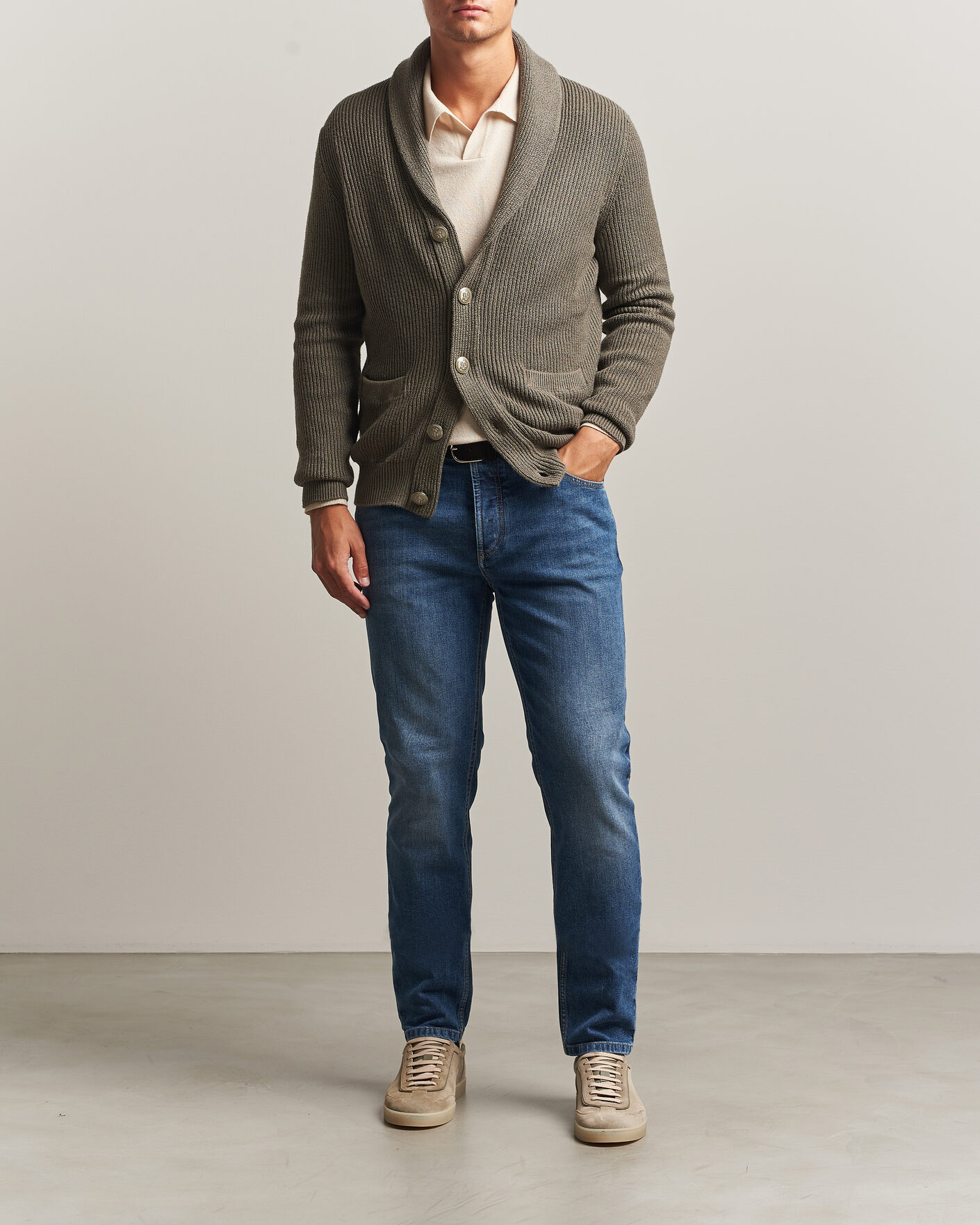 Herren | Hosen | Brunello Cucinelli | Traditional Fit Jeans Medium Wash