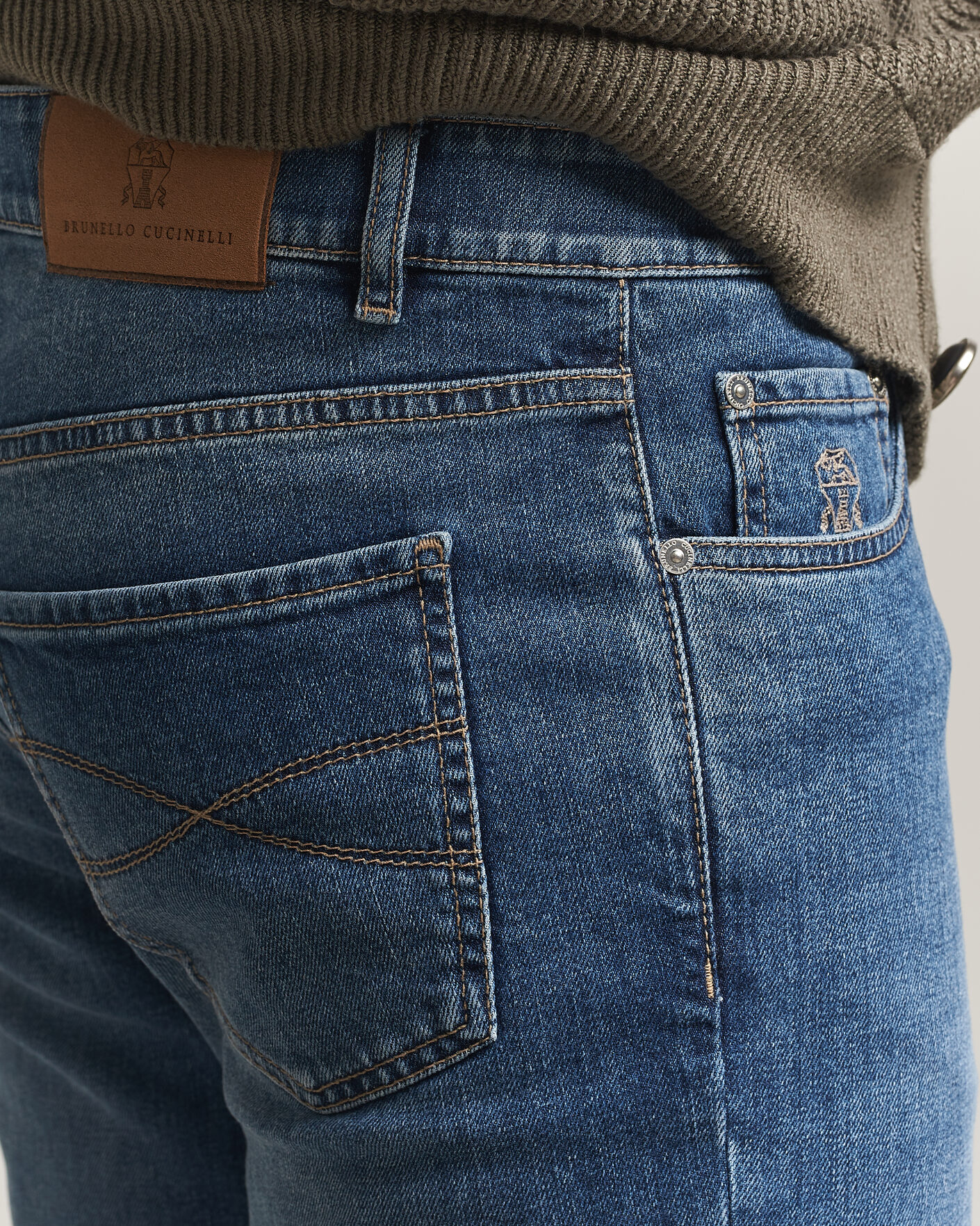 Herren | Hosen | Brunello Cucinelli | Traditional Fit Jeans Medium Wash