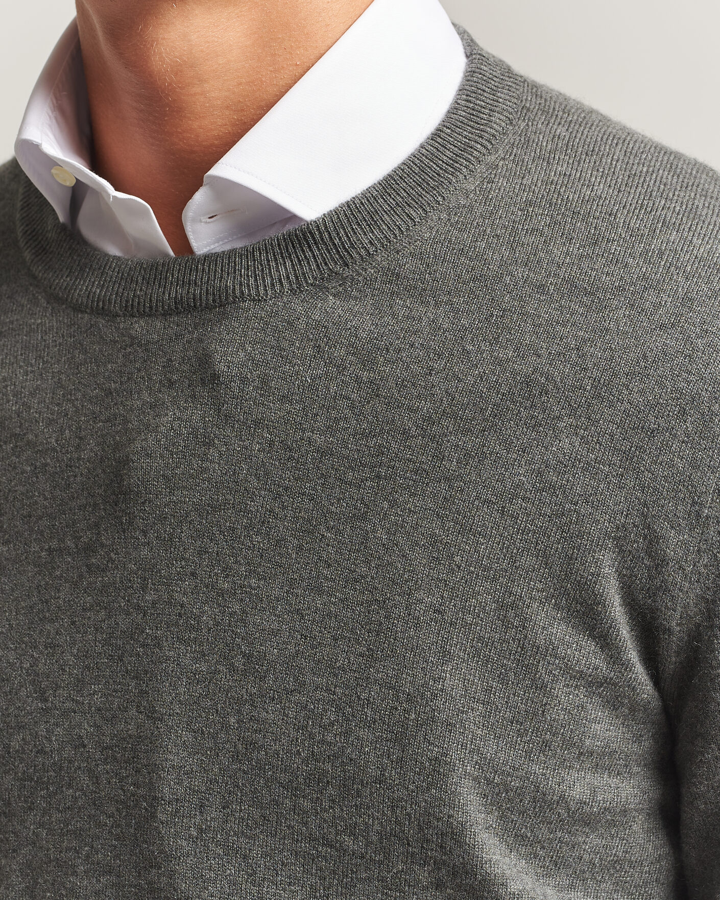 Herren | Pullover | Brunello Cucinelli | 2 Ply Cashmere Pullover Forest Green