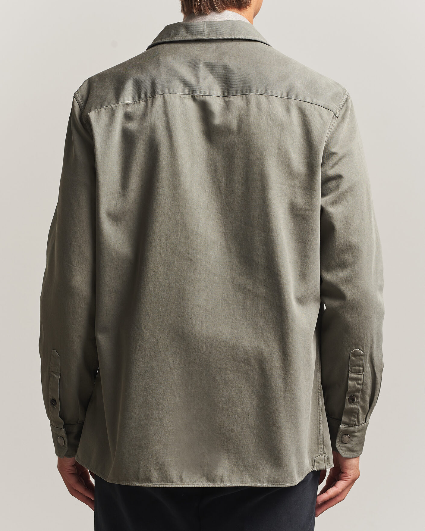 Herren | Hemden | Brunello Cucinelli | Twill Cotton Overshirt Olive