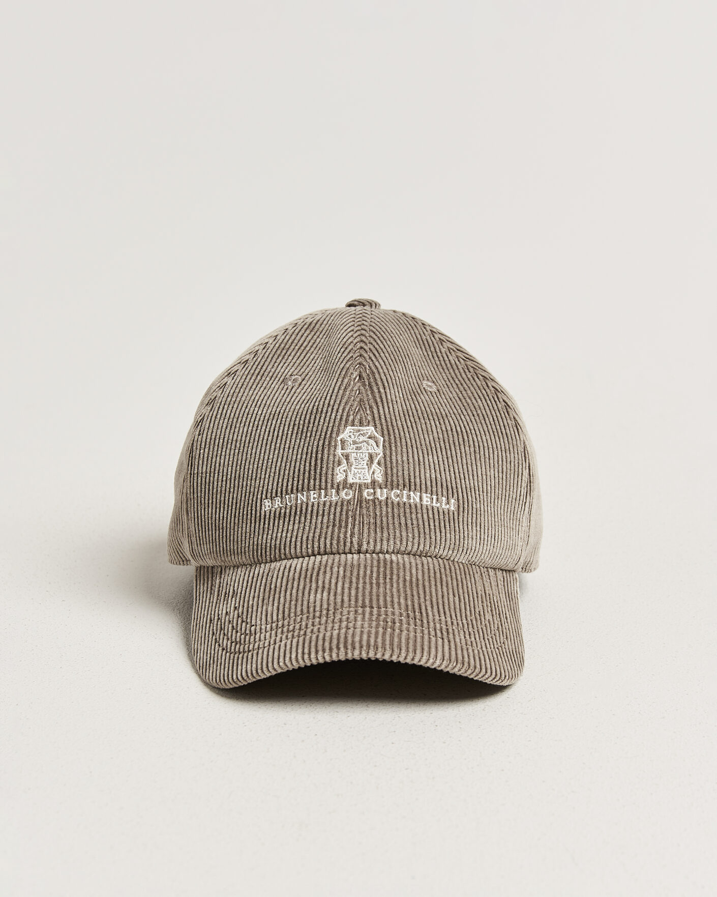 Herren | Hüte & Mützen | Brunello Cucinelli | Corduroy Baseball Cap Taupe