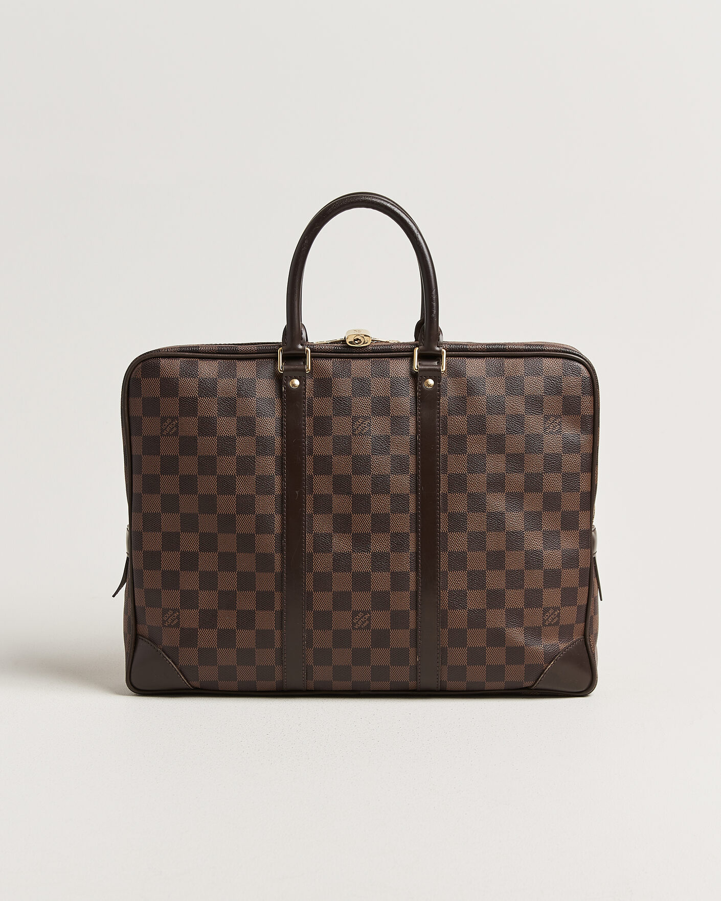 Herren | Pre-Owned & Vintage Bags | Louis Vuitton Pre-Owned | Porte Documents Voyage Damier Ebene