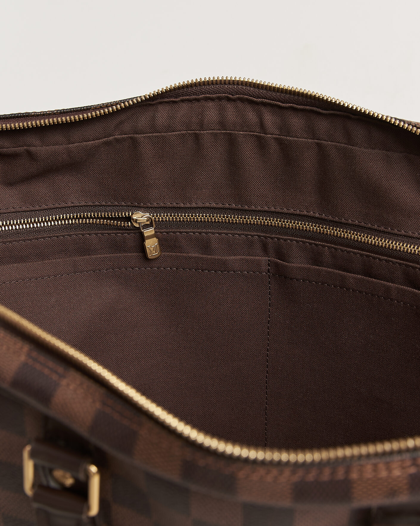 Herren | Pre-Owned & Vintage Bags | Louis Vuitton Pre-Owned | Porte Documents Voyage Damier Ebene