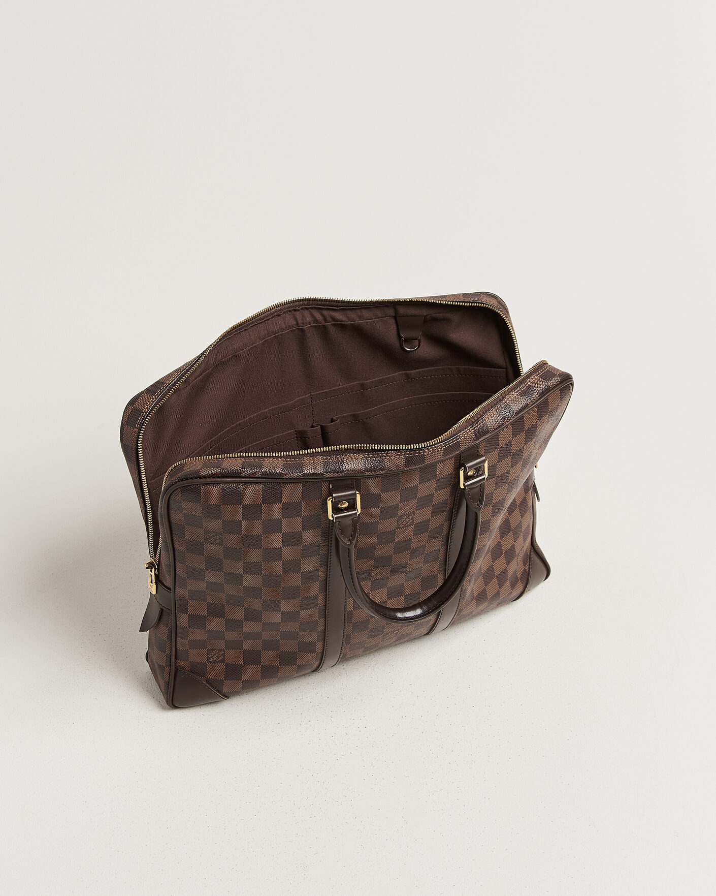 Herren | Pre-Owned & Vintage Bags | Louis Vuitton Pre-Owned | Porte Documents Voyage Damier Ebene