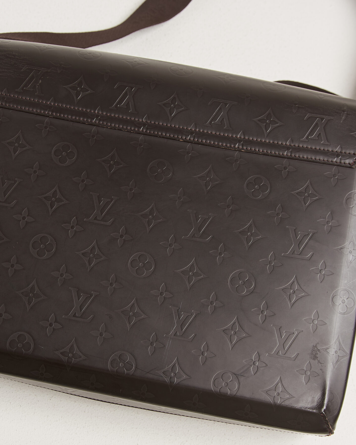 Herren | Pre-Owned & Vintage Bags | Louis Vuitton Pre-Owned | Messenger Bag Monogram Glace Bobby Brown