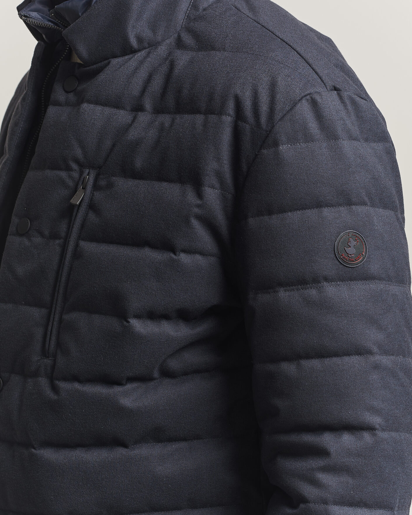 Herren | Jacken | Save The Duck | Felipe Padded Flannel Jacket Navy Blue