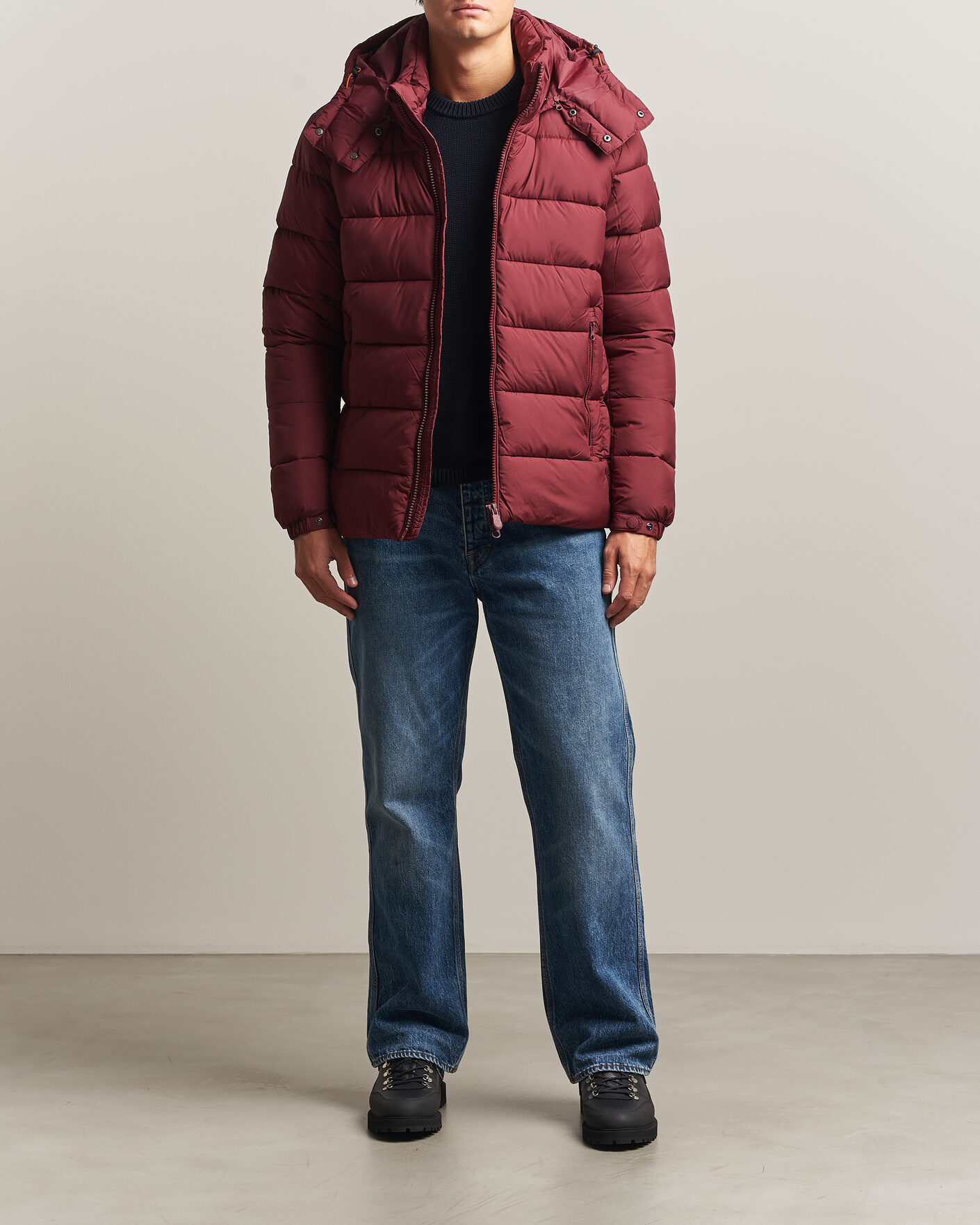 Herren | Jacken | Save The Duck | Boris Matt Padded Puffer Wine Red
