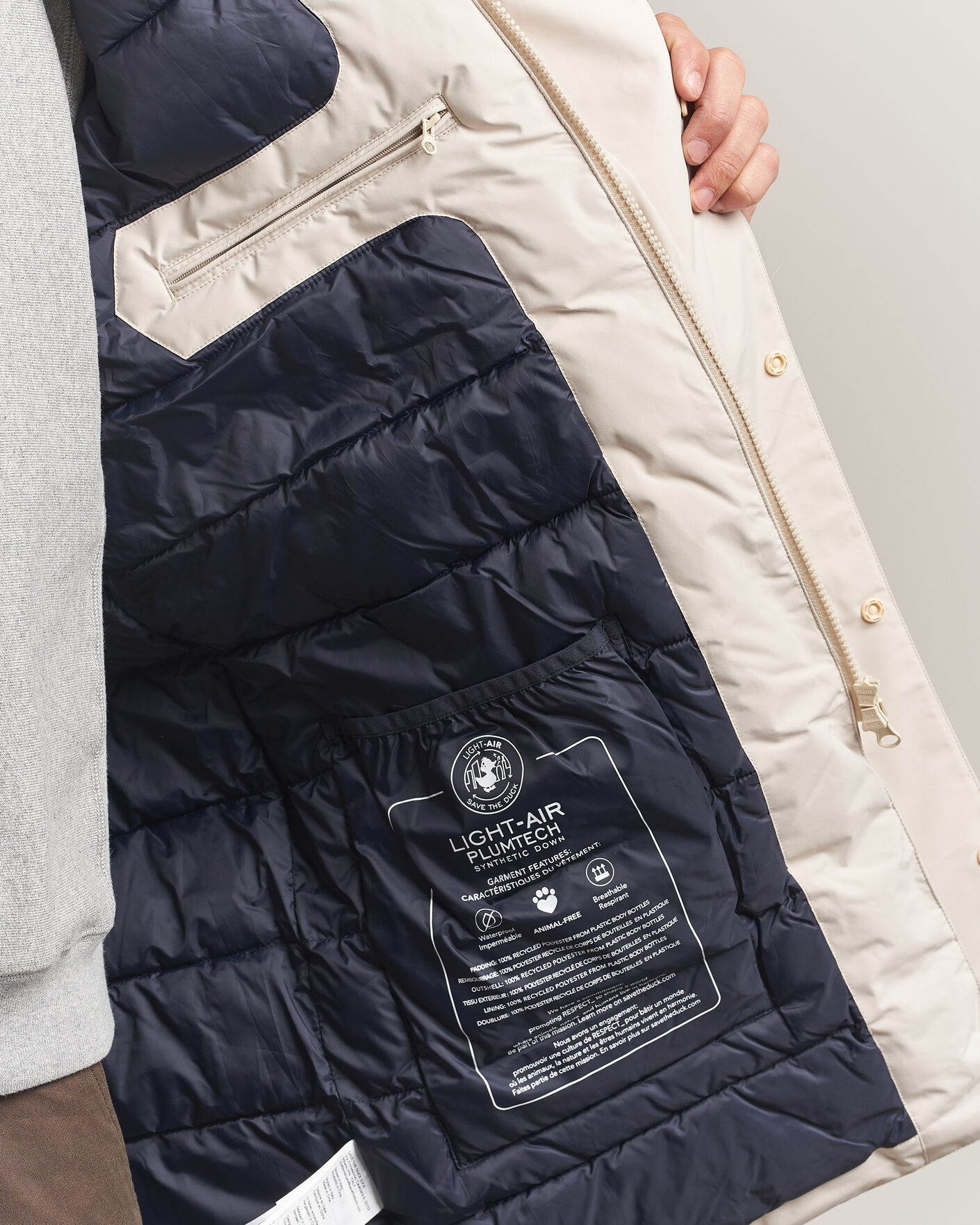 Herren | Jacken | Save The Duck | Arctic Gregoire Down Coat Shore Beige