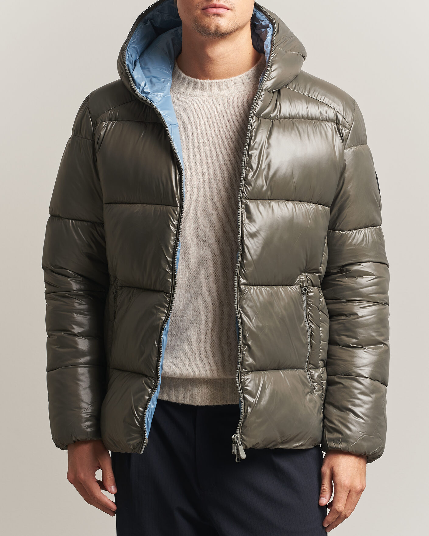 Herren | Jacken | Save The Duck | Edgard Padded Puffer Gunmetal Grey