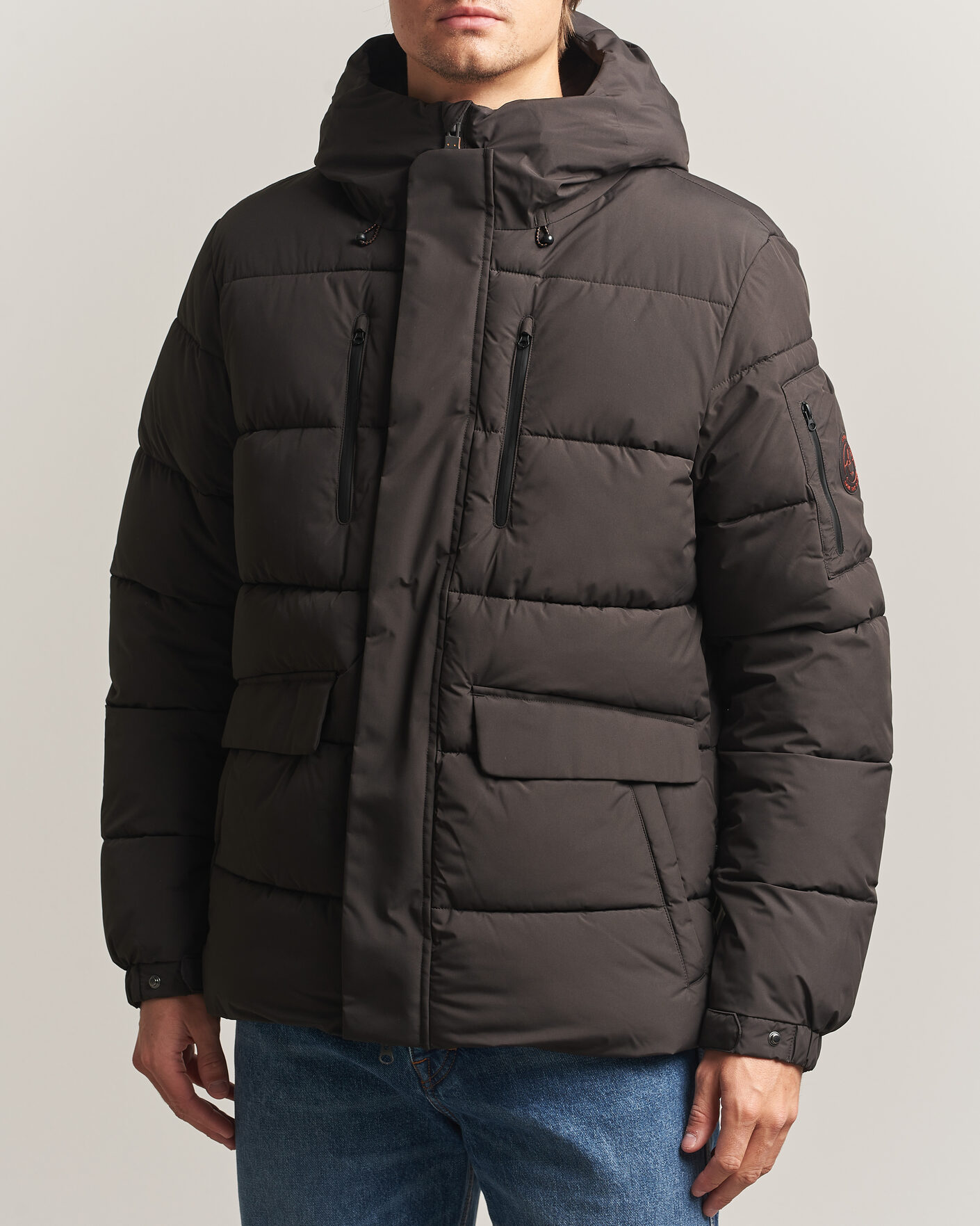 Herren | Jacken | Save The Duck | Espel Short Arctic Parka Brown Black