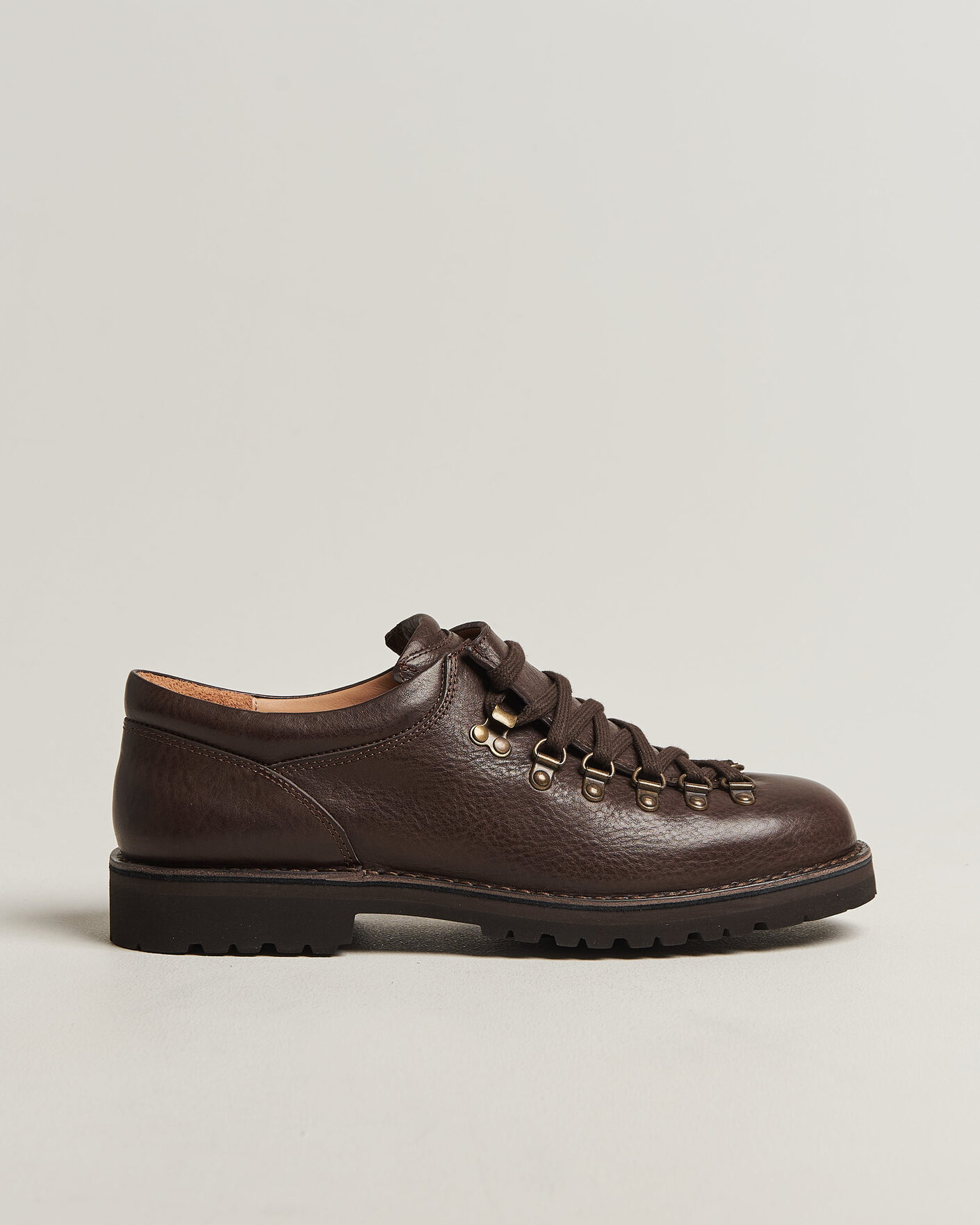 Herren | Boots | Fracap | M121 Low Grain Leather Boot Dark Brown