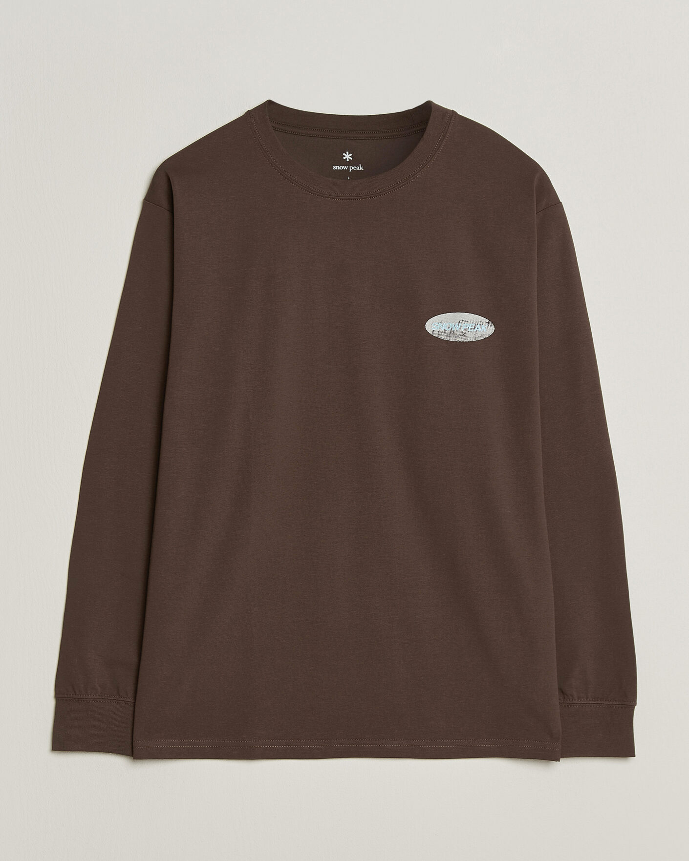 Herren | T-Shirts | Snow Peak | Campscape L/S T-Shirt Brown
