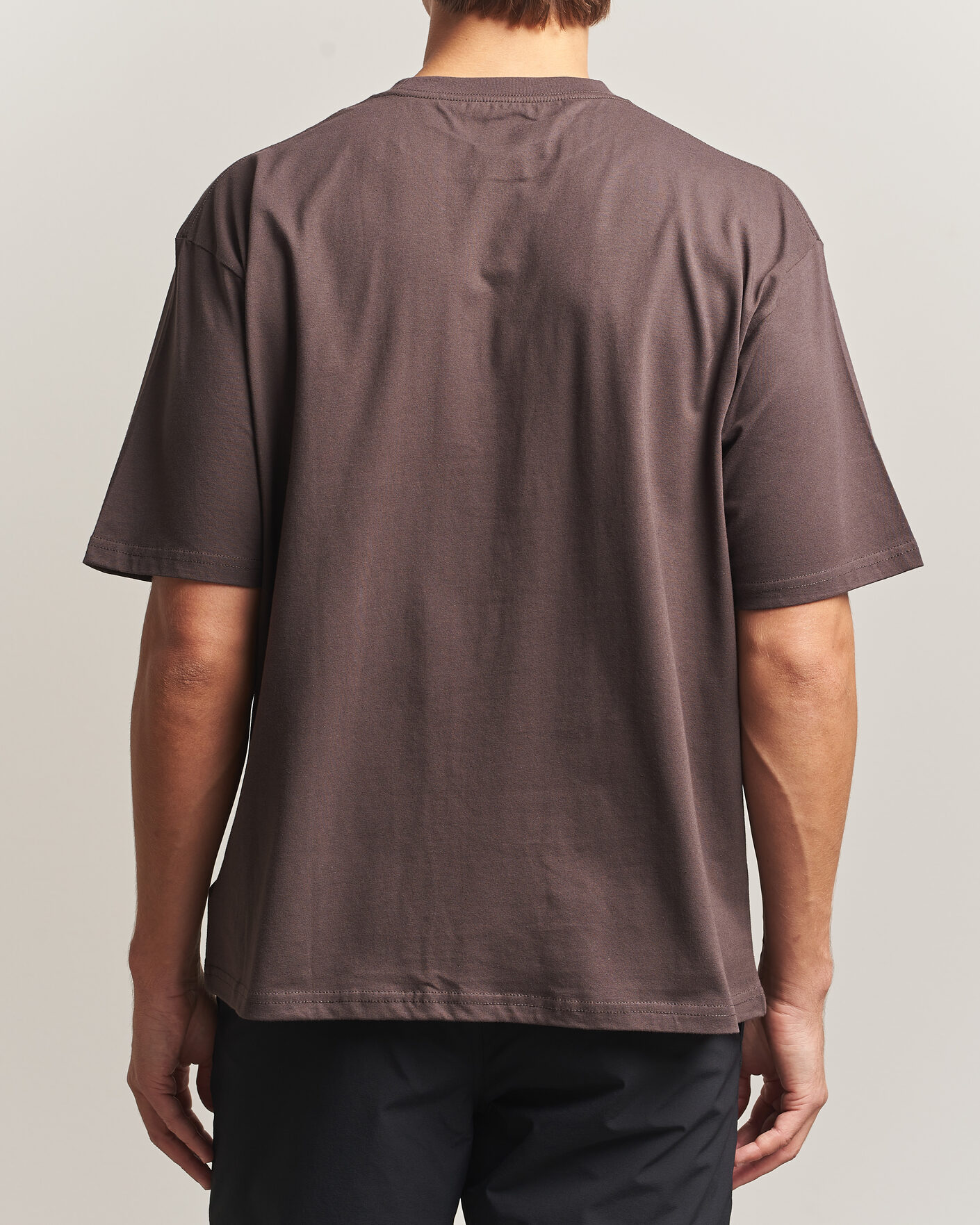 Herren | T-Shirts | Snow Peak | Soft Cotton Relaxed Logo T-Shirt Brown