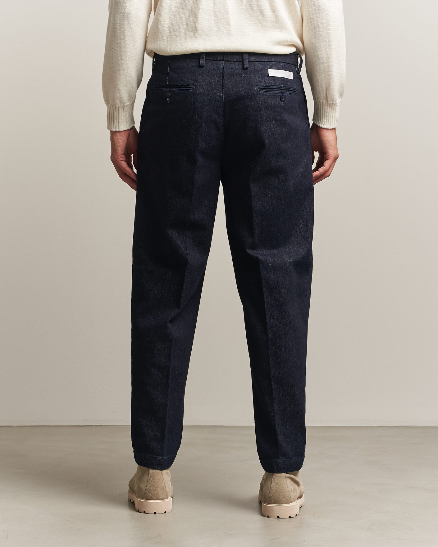 Herren | Hosen | Briglia 1949 | Portobello Loose Fit Denim Trousers Dark Blue