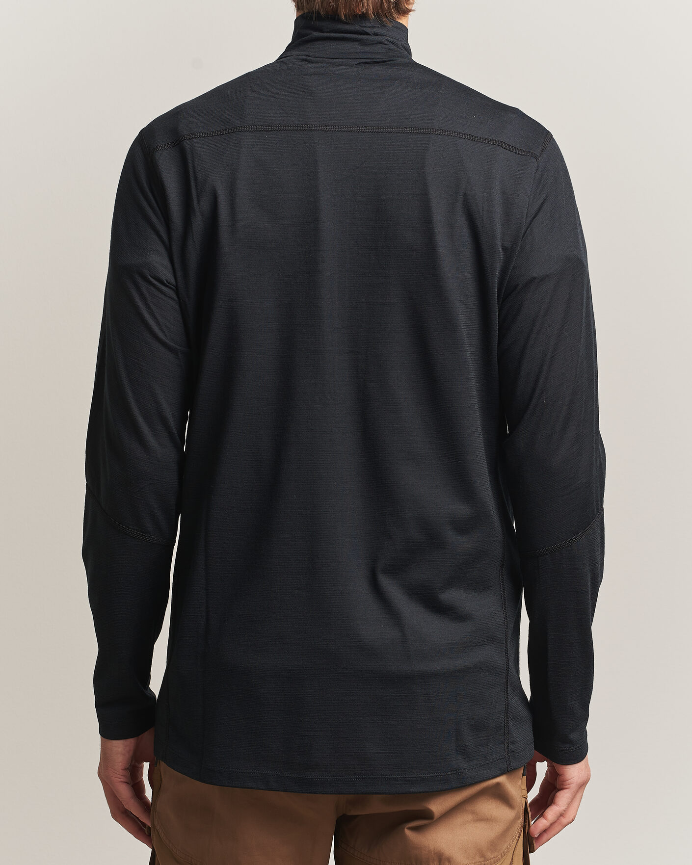 Herren | Pullover | Norrøna | Falketind Equalizer Wool Zip Neck Caviar Black