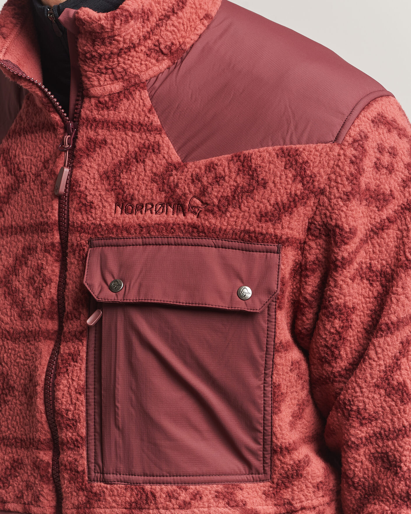 Herren | Jacken | Norrøna | Tamok Warm3 Fleece Jacket Cowhide