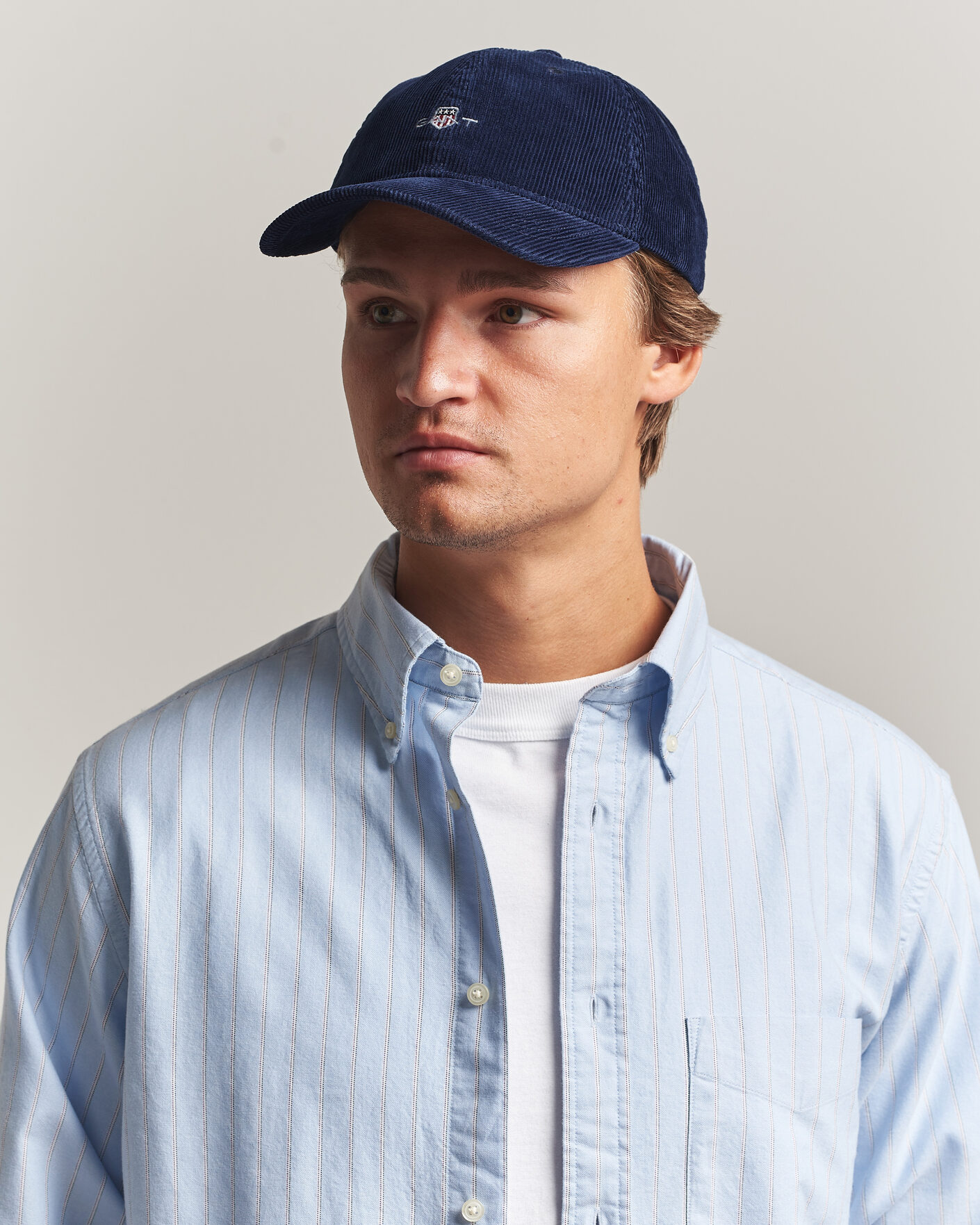 Herren | Hüte & Mützen | Gant | Corduroy Cap Marine