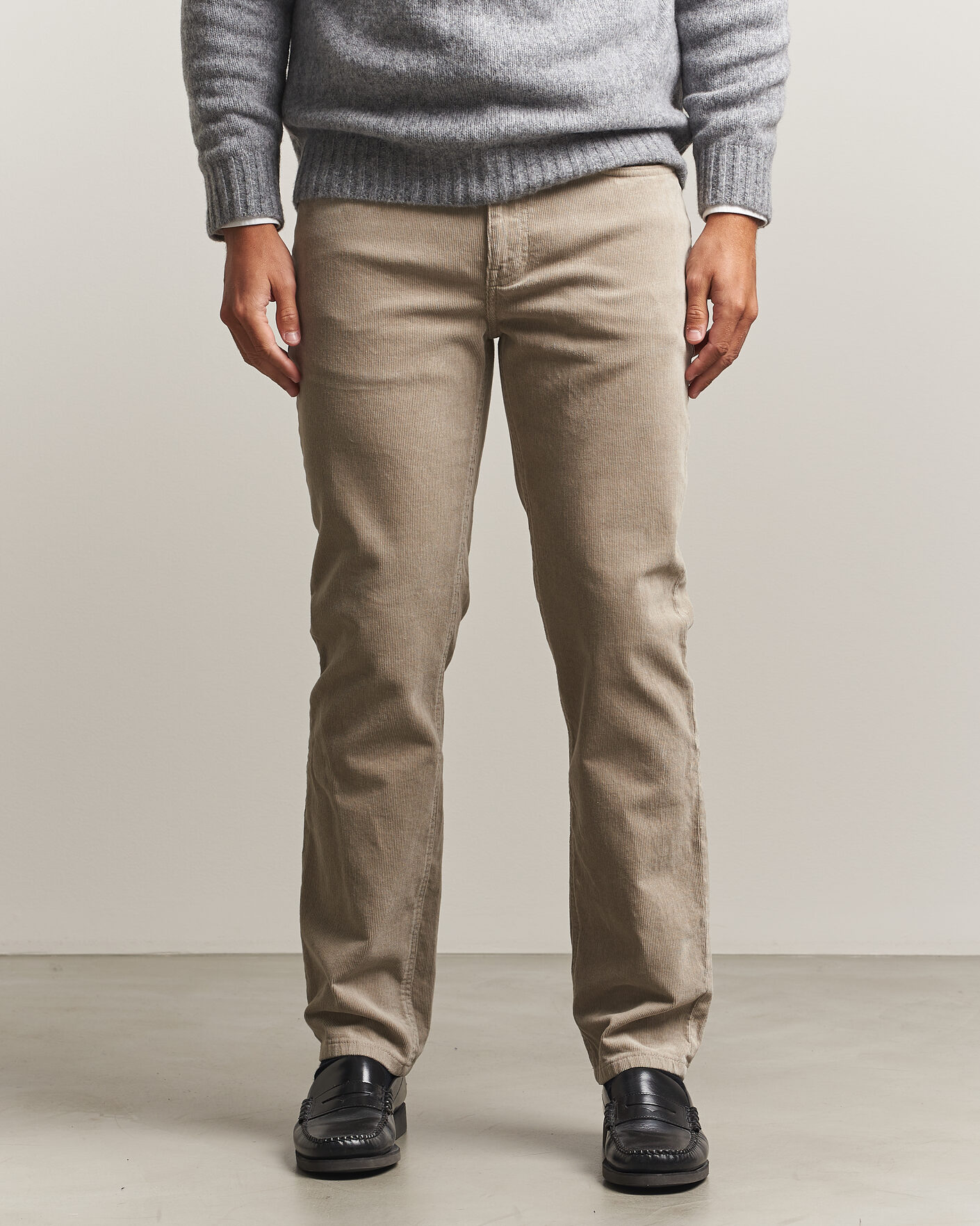 Herren | Hosen | Gant | Regular Fit Corduroy 5-Pocket Pants Mist Taupe