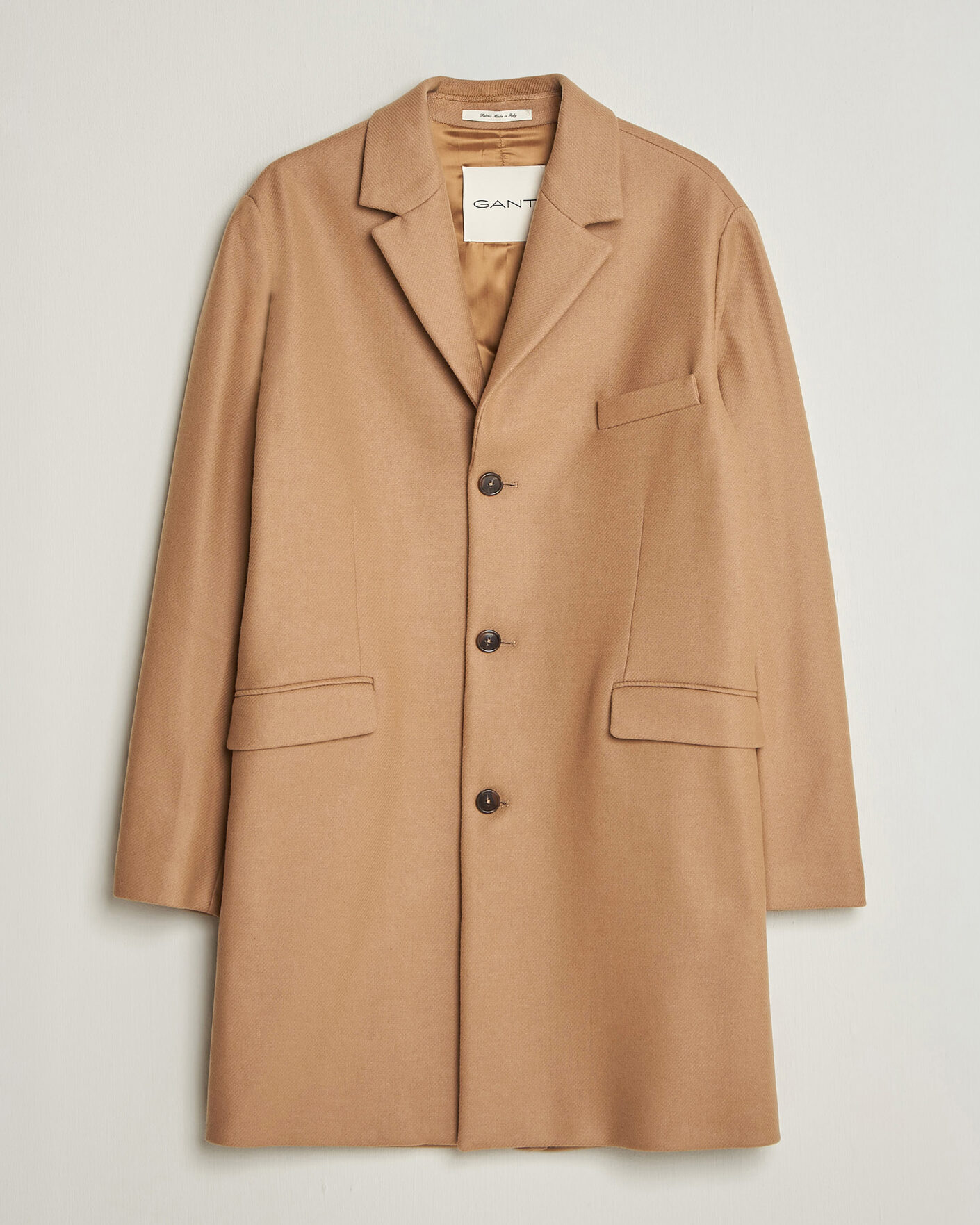 Herren | Jacken | Gant | Classic Wool/Cashmere Coat Light Taupe