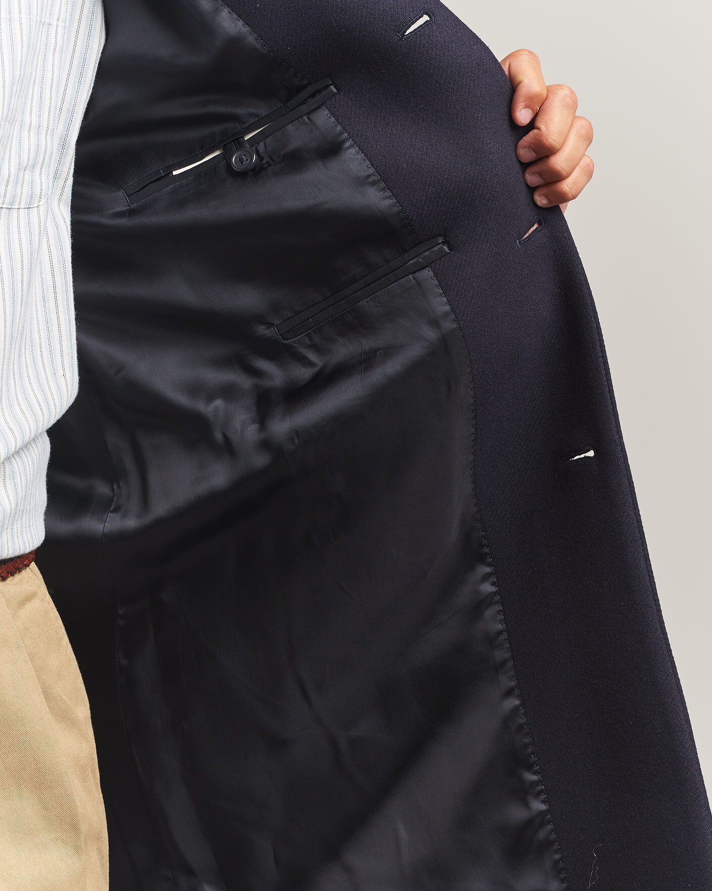 Herren | Jacken | Gant | Classic Wool/Cashmere Coat Evening Blue