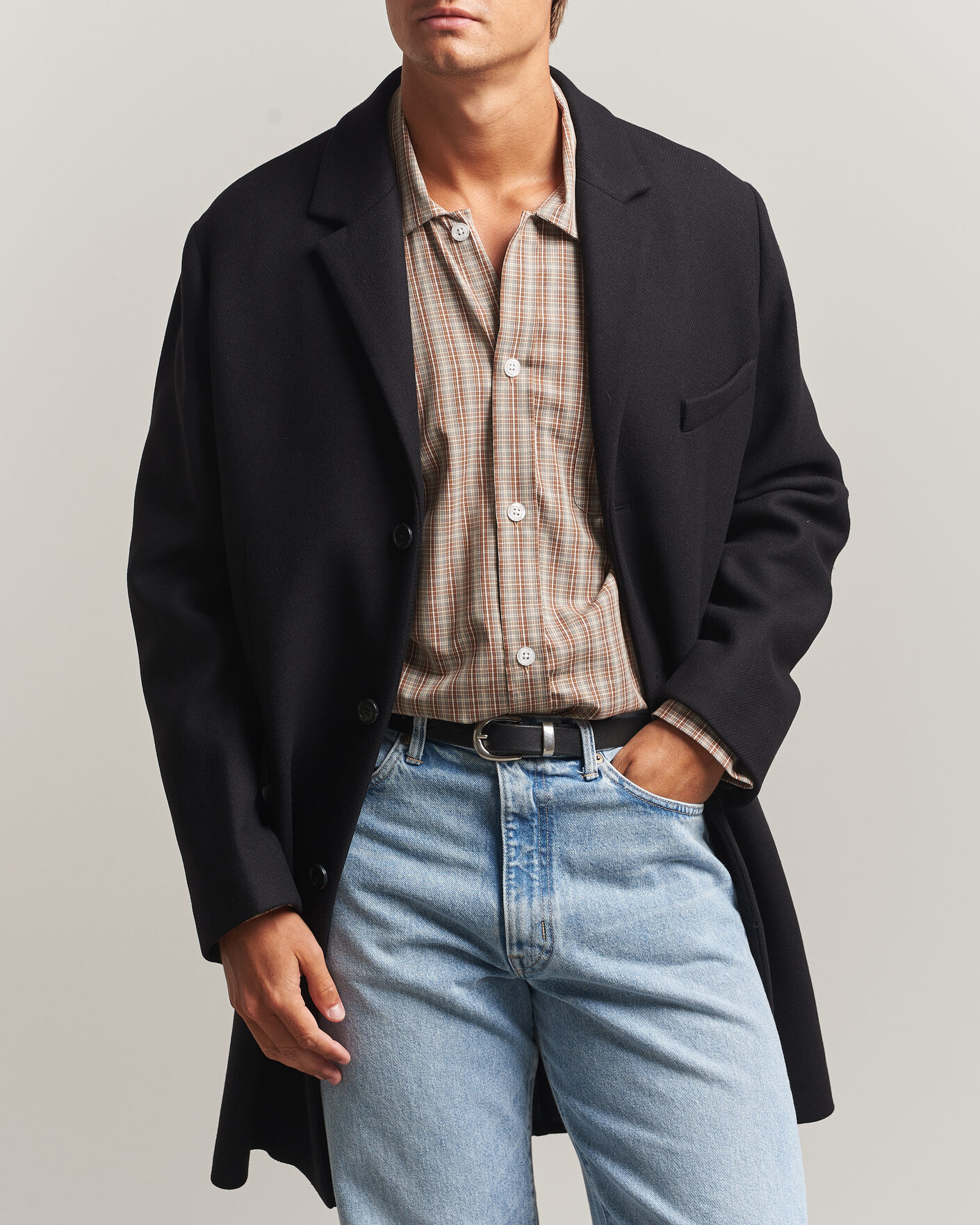 Herren | Jacken | Gant | Classic Wool/Cashmere Coat Black