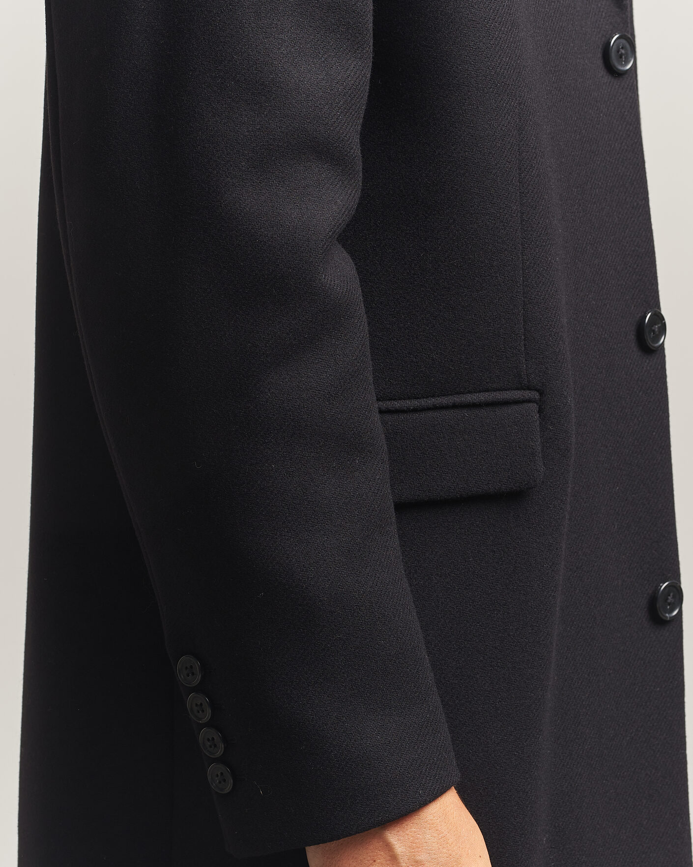 Herren | Jacken | Gant | Classic Wool/Cashmere Coat Black