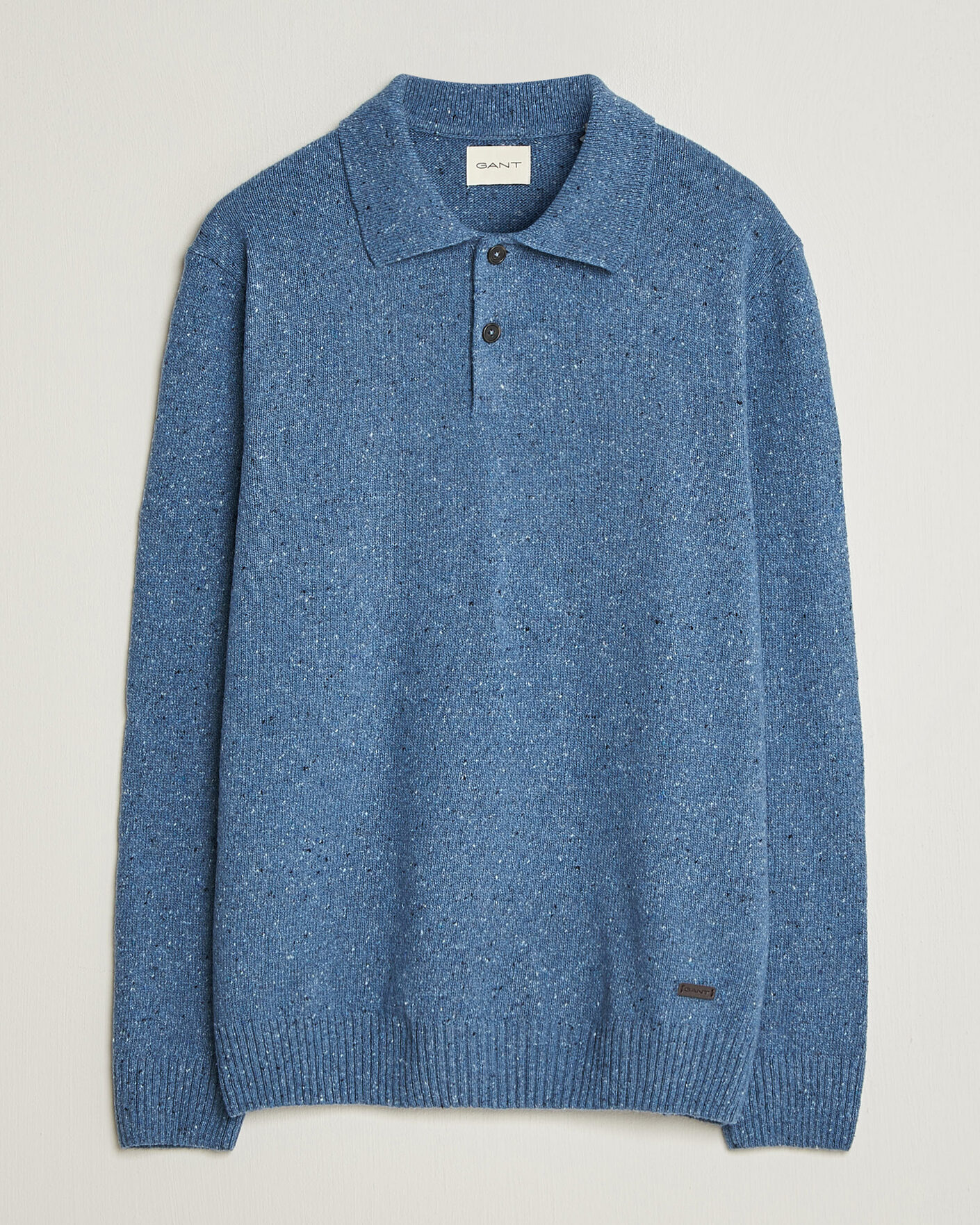 Herren | Pullover | Gant | Neps Wool Polo Blue Horizon