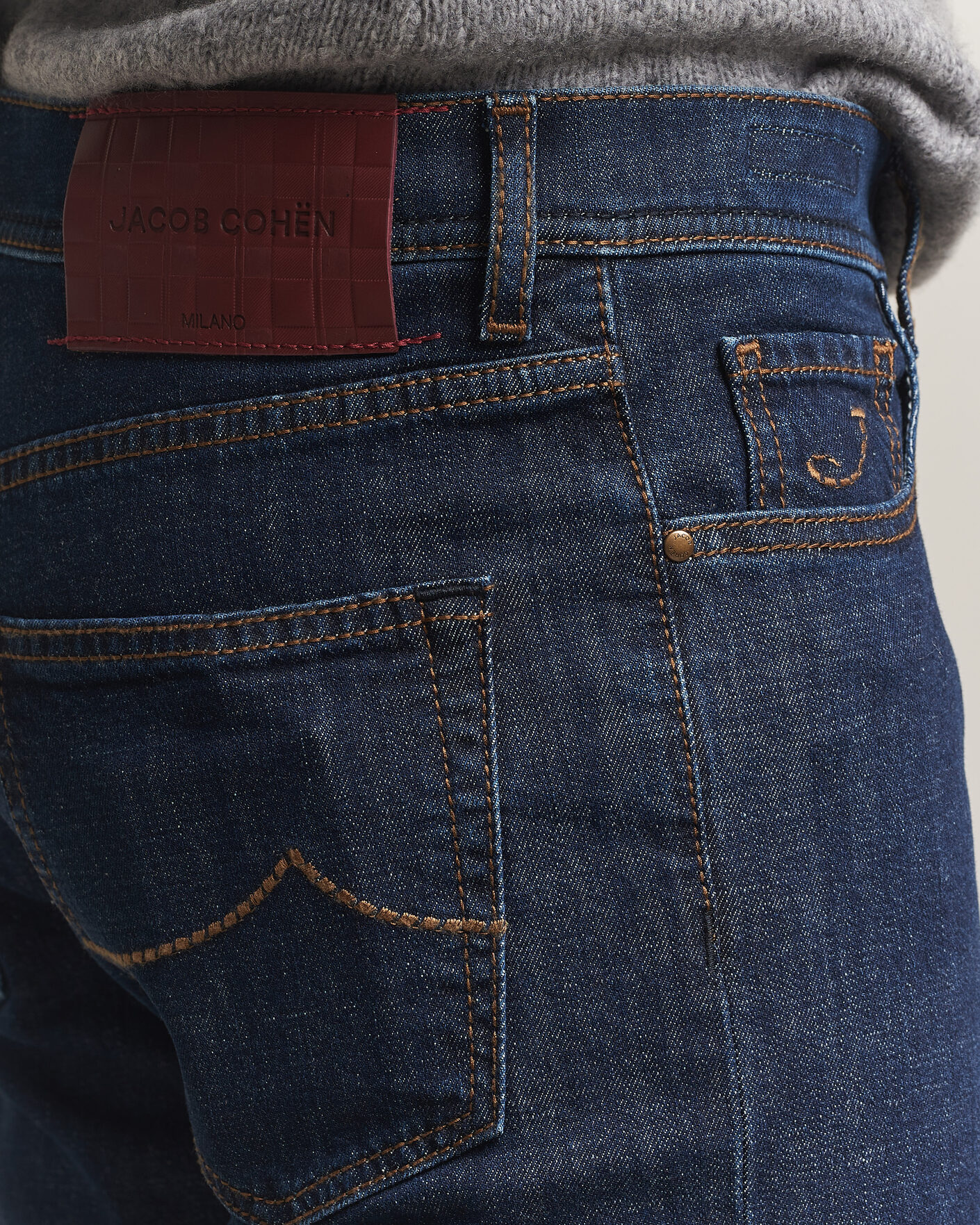 Herren | Jeans | Jacob Cohën | Edos Regular Straight Fit Jeans Dark Blue