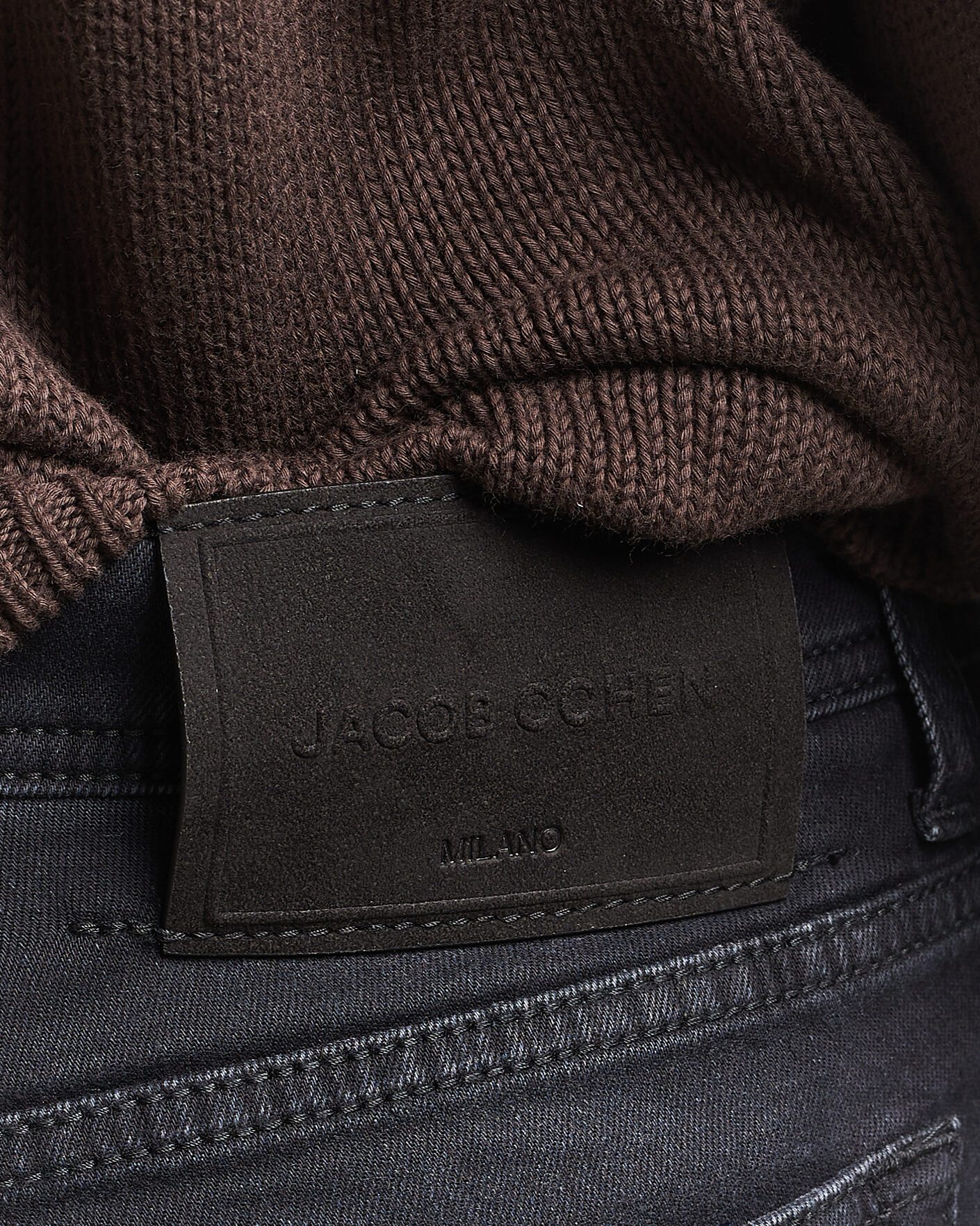 Herren | Jeans | Jacob Cohën | Bard Slim Fit Stretch Jeans Washed Black
