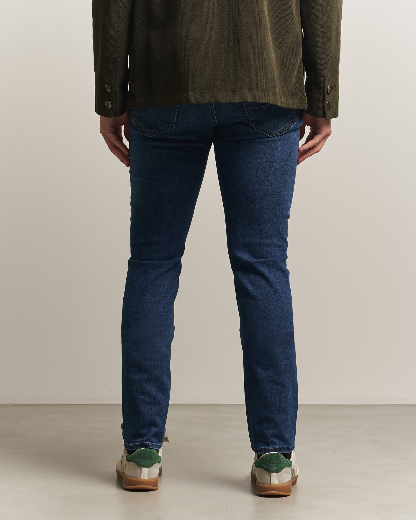 Herren | Jeans | Jacob Cohën | Bard Slim Fit Stretch Jeans Mid Blue