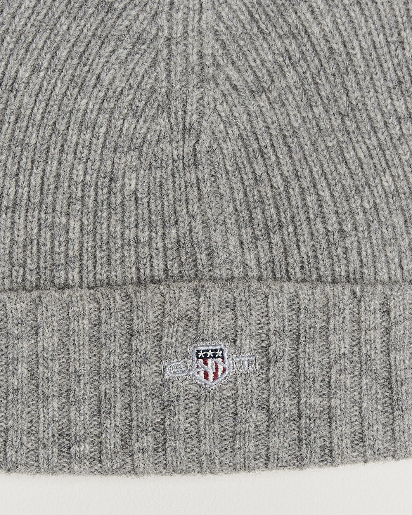 Herren | Mützen | Gant | Wool Beanie Grey Melange