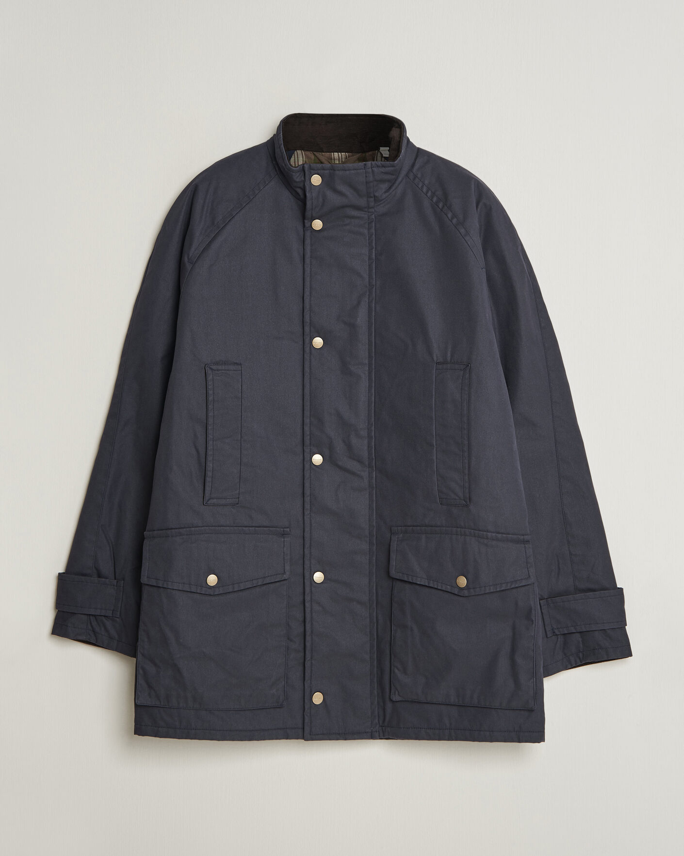 Herren | Jacken | Gant | Waxed Double Decker Jacket Evening Blue