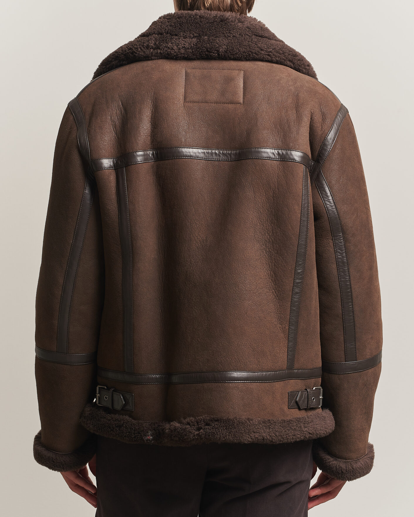 Herren | Jacken | Gant | Classic Shearling Jacket Black Brown
