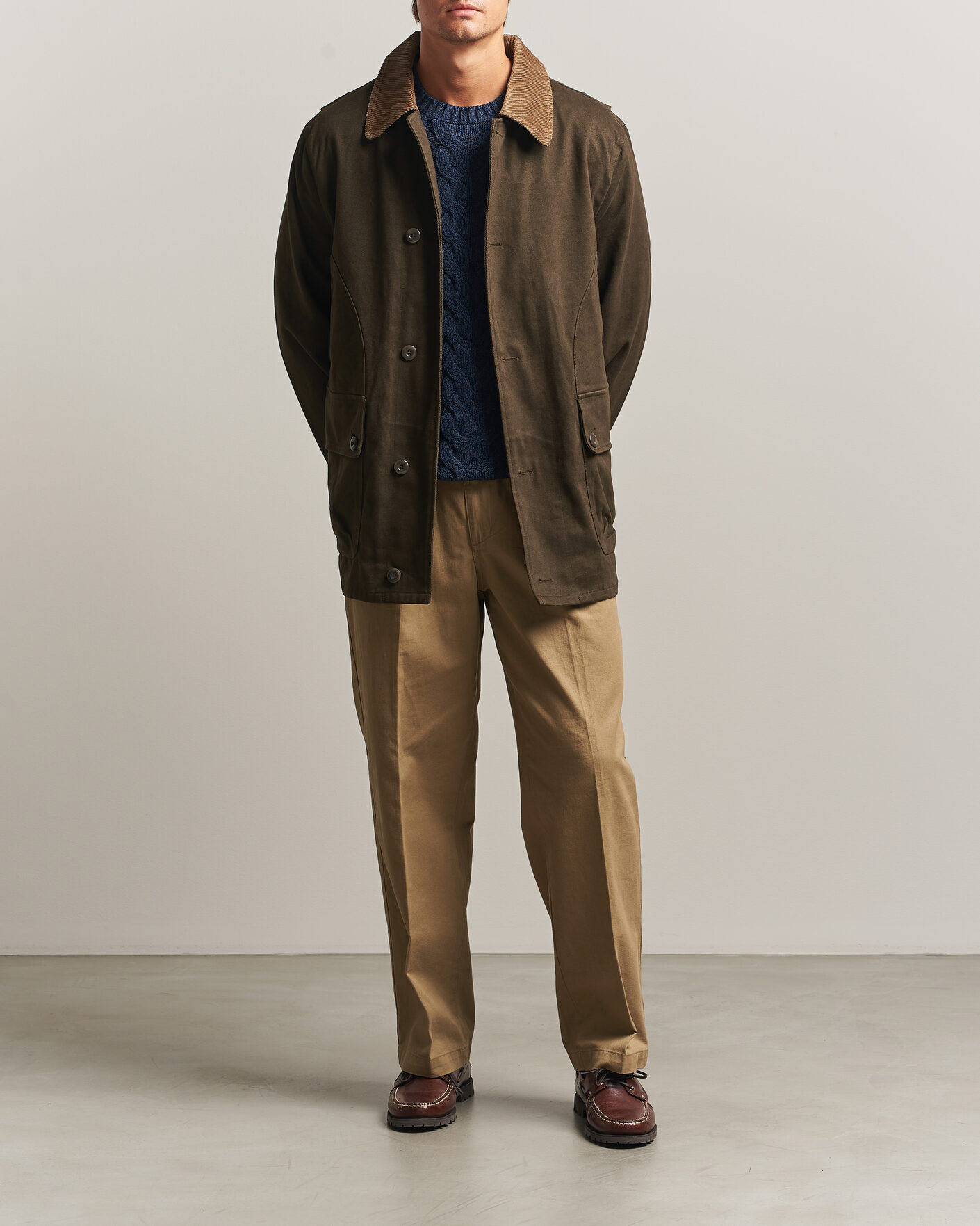 Herren | Jacken | Gant | Moleskin Decker Jacket Dark Moss Green