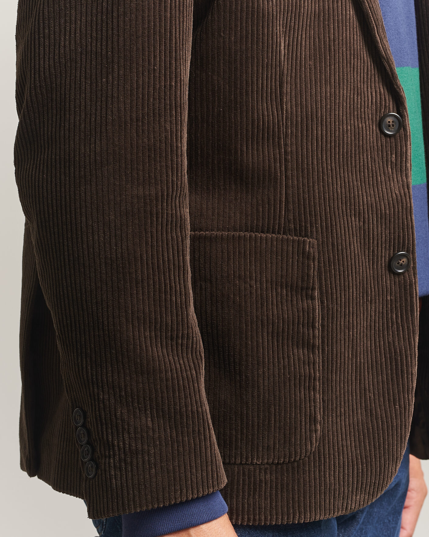 Herren | Sakkos | Gant | Corduroy Blazer Black Brown