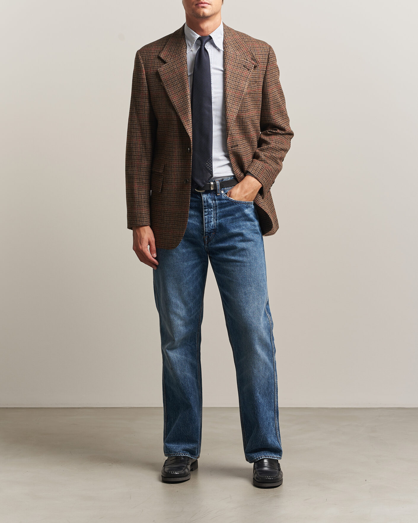 Herren | Jacken | Gant | British Tweed Blazer Shadow Brown