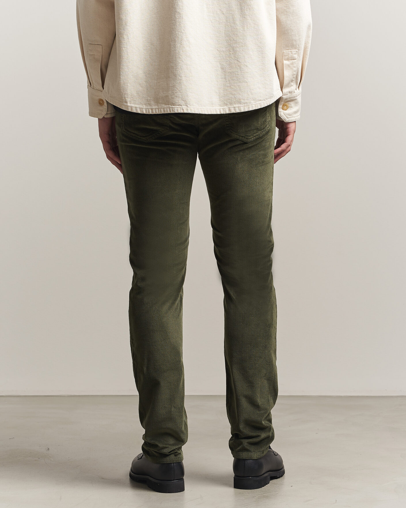 Herren | Hosen | Jacob Cohën | Bard 5-Pocket Medium Corduroy Trousers Green