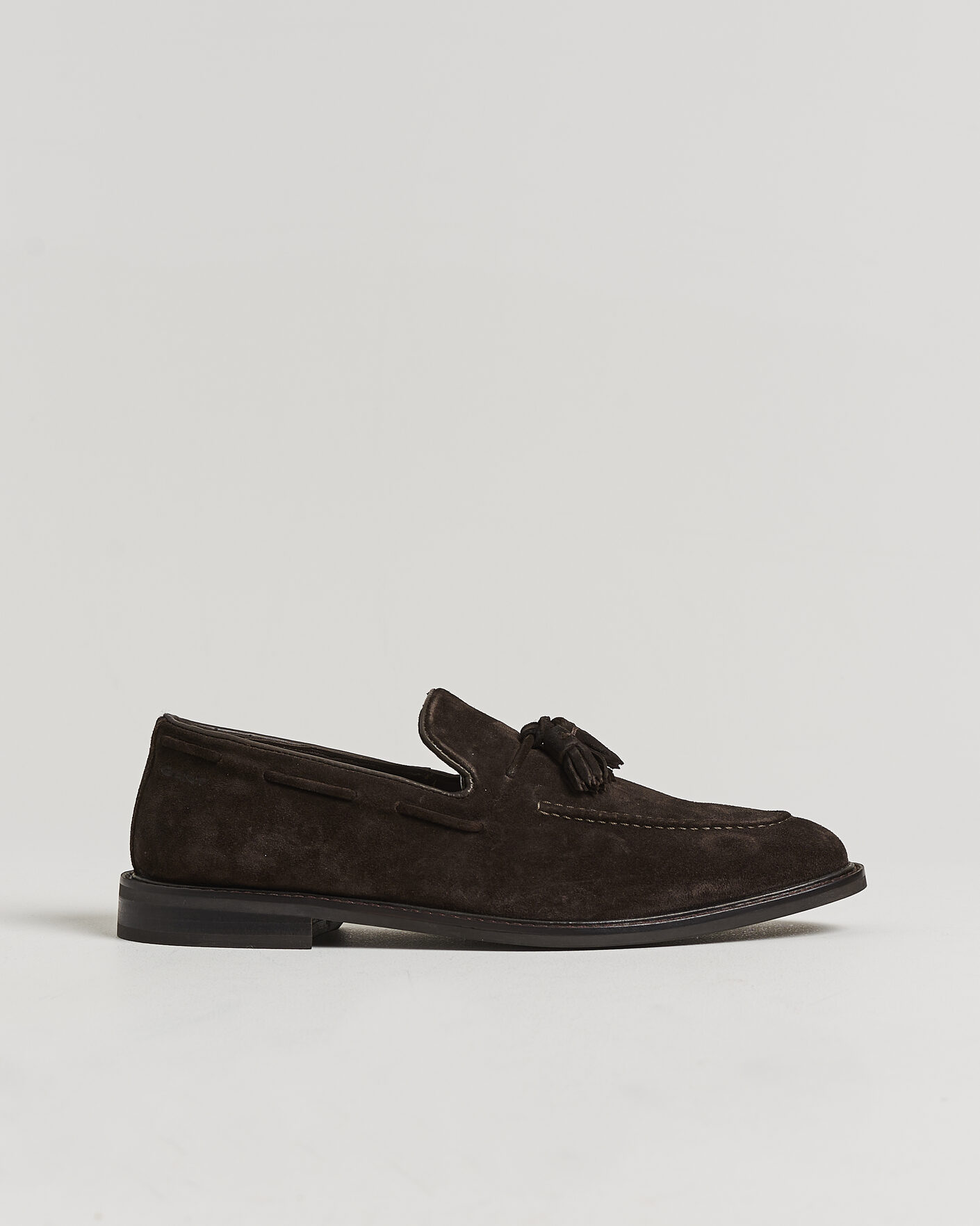 Herren | Loafer | Gant | Lozham Suede Tassle Loafer Dark Brown