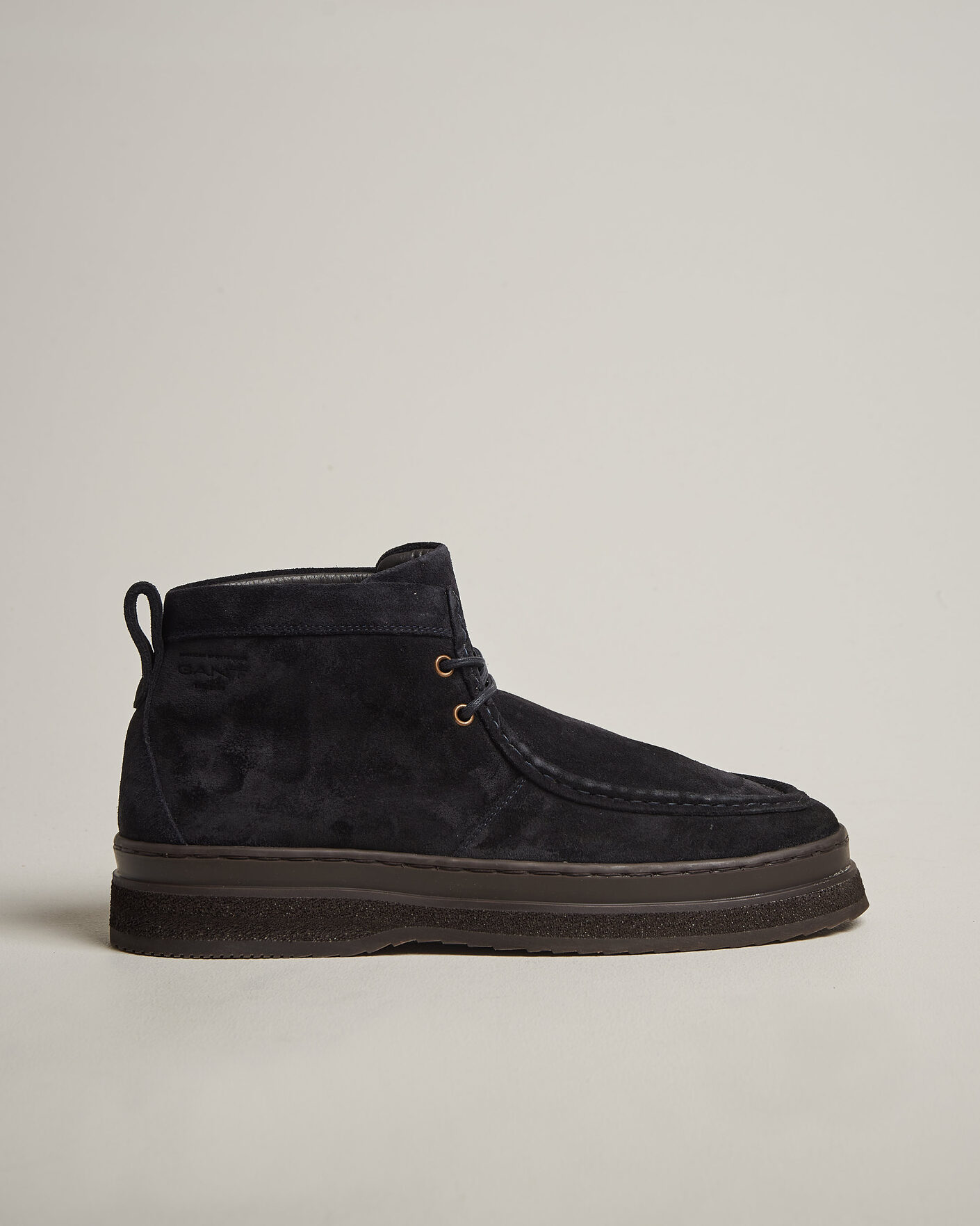 Herren | Boots | Gant | Blistown Shearling Suede Moc Toe Boot Marine