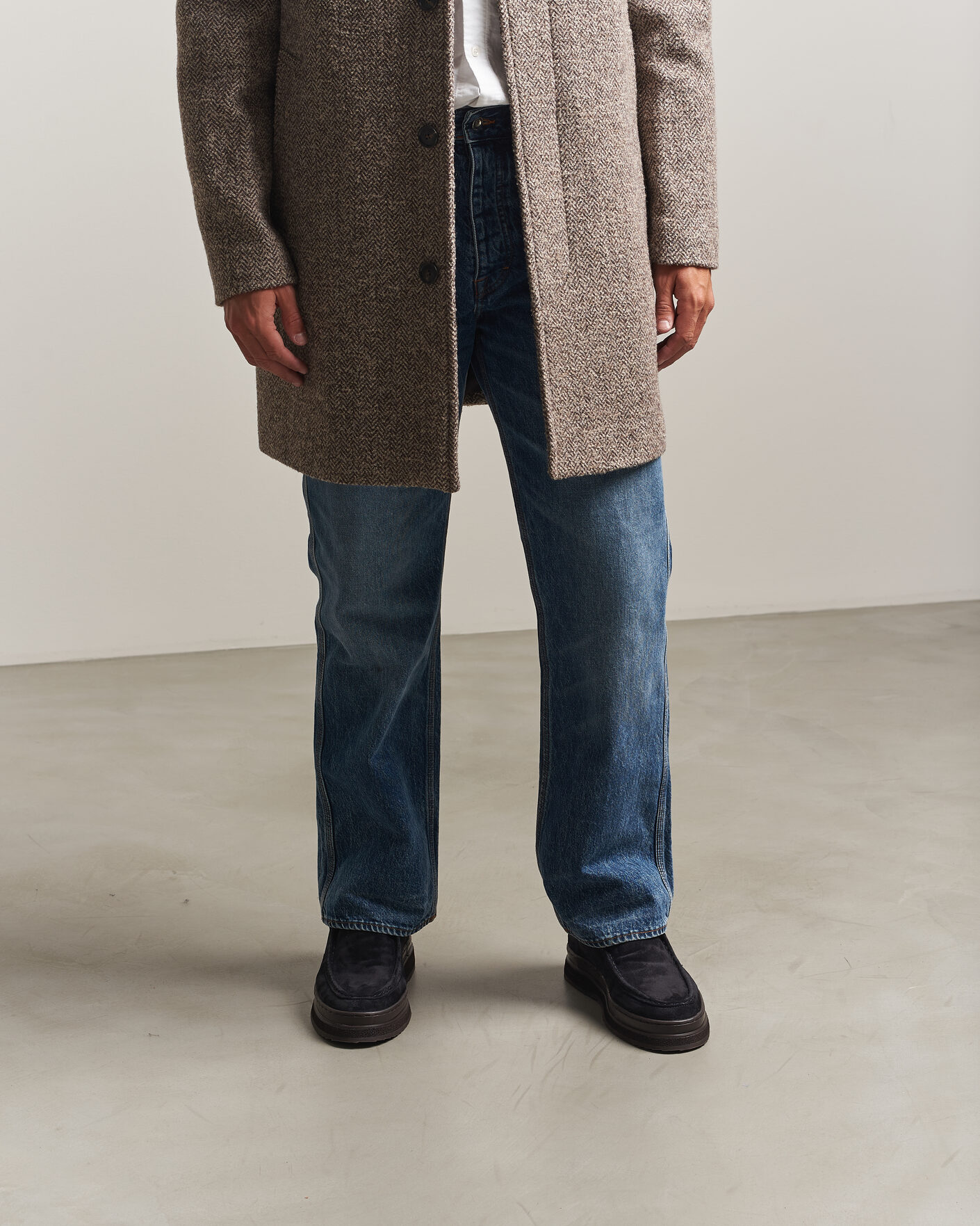 Herren | Boots | Gant | Blistown Shearling Suede Moc Toe Boot Marine