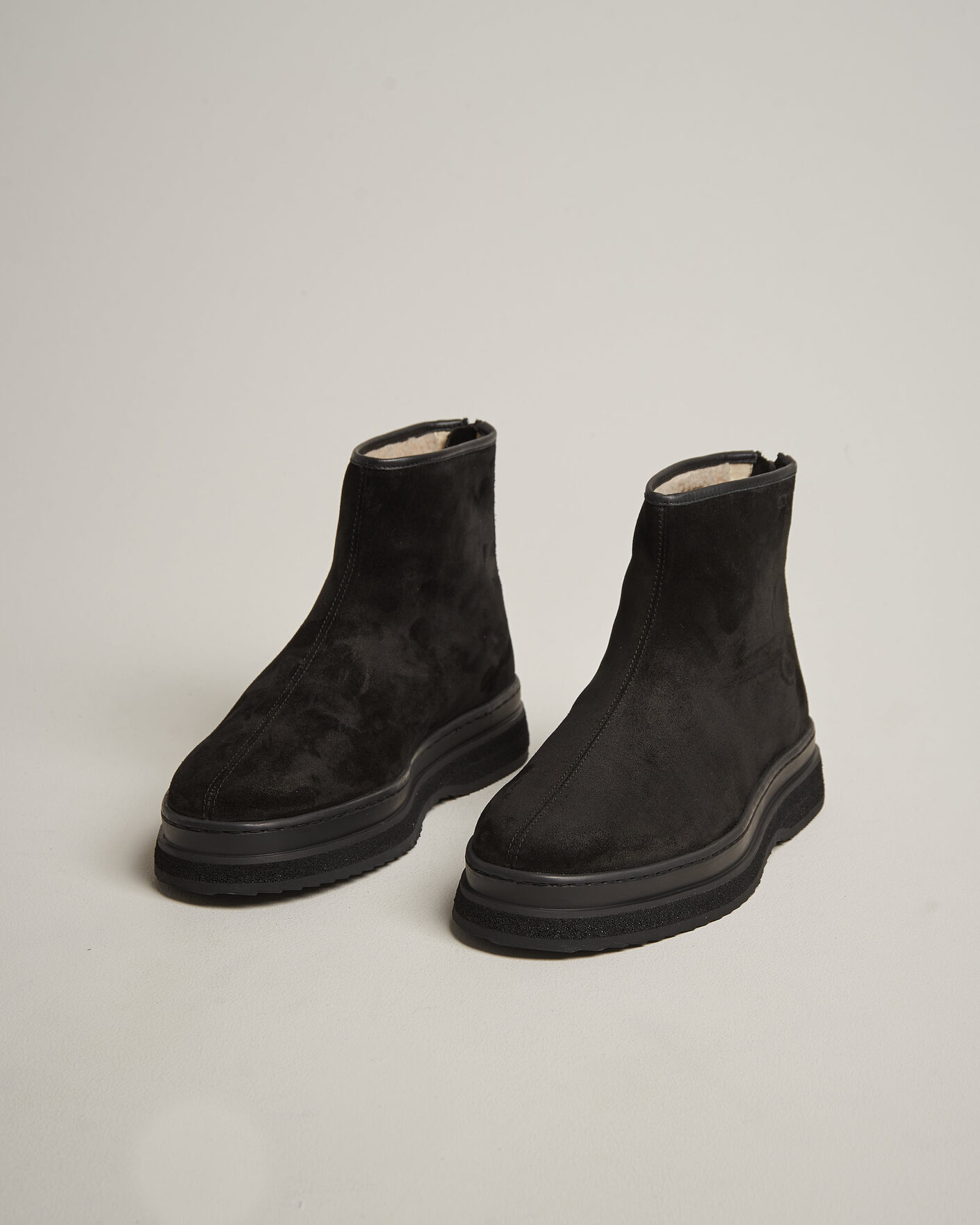 Herren | Boots | Gant | Blistown Shearling Suede Curling Boot Black