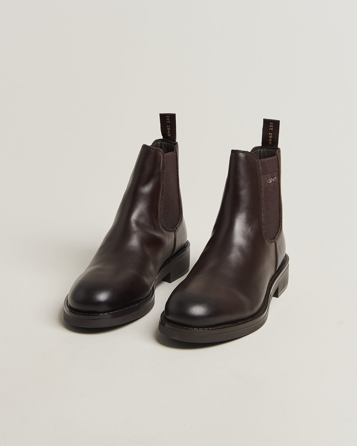 Herren | Boots | Gant | Prepdale Leather Chelsea Boot Dark Brown
