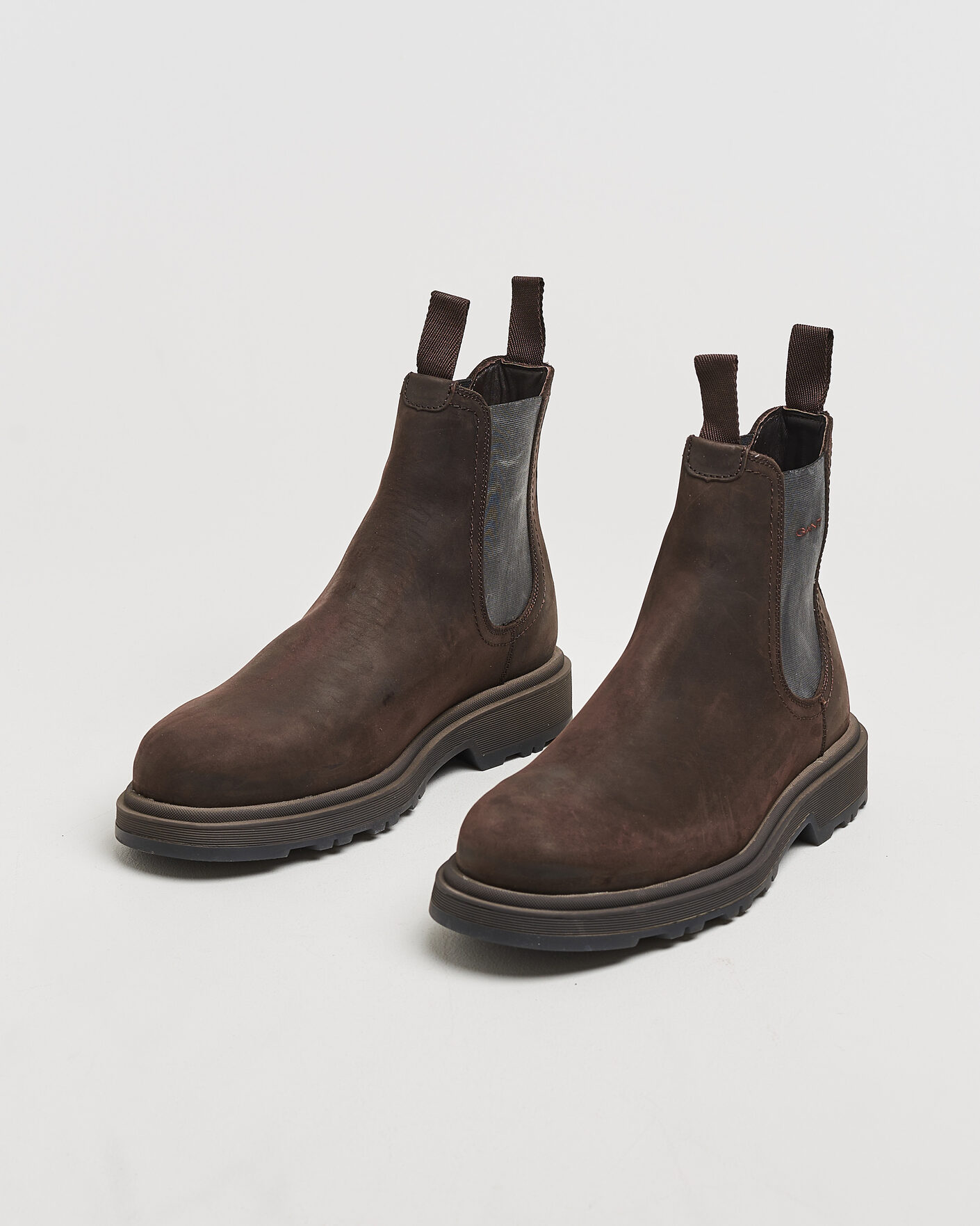 Herren | Boots | Gant | Blisdor Nubuck Chelsea Boot Dark Brown